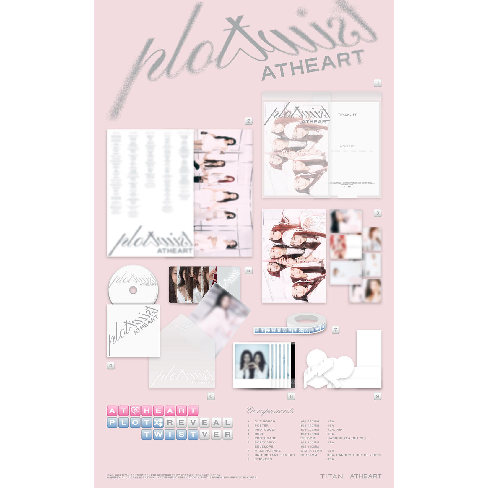 ATHEART AtHeart - 1st EP [Plot Twist] (Reveal Ver.)