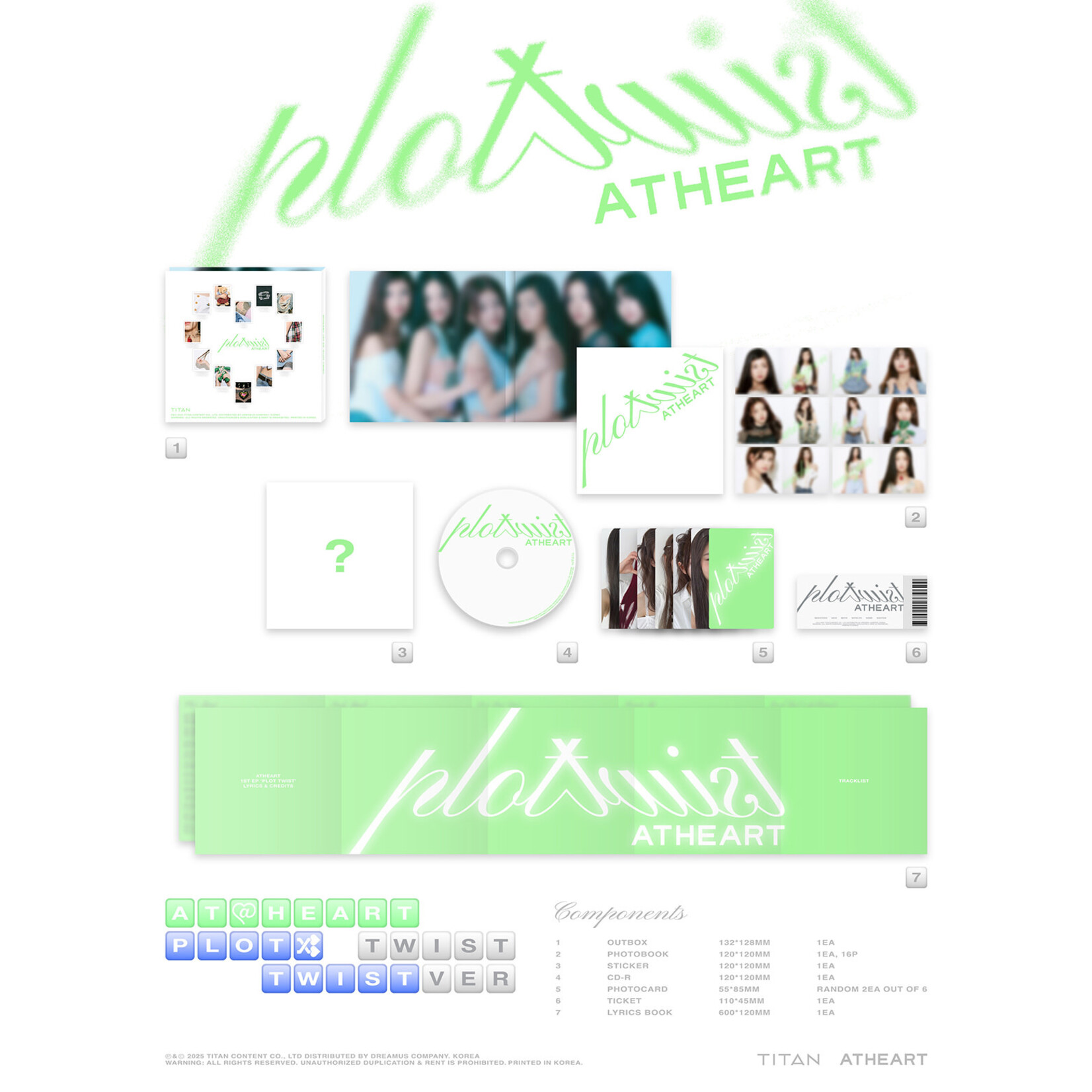 ATHEART AtHeart - 1st EP [Plot Twist] (Twist Ver.)