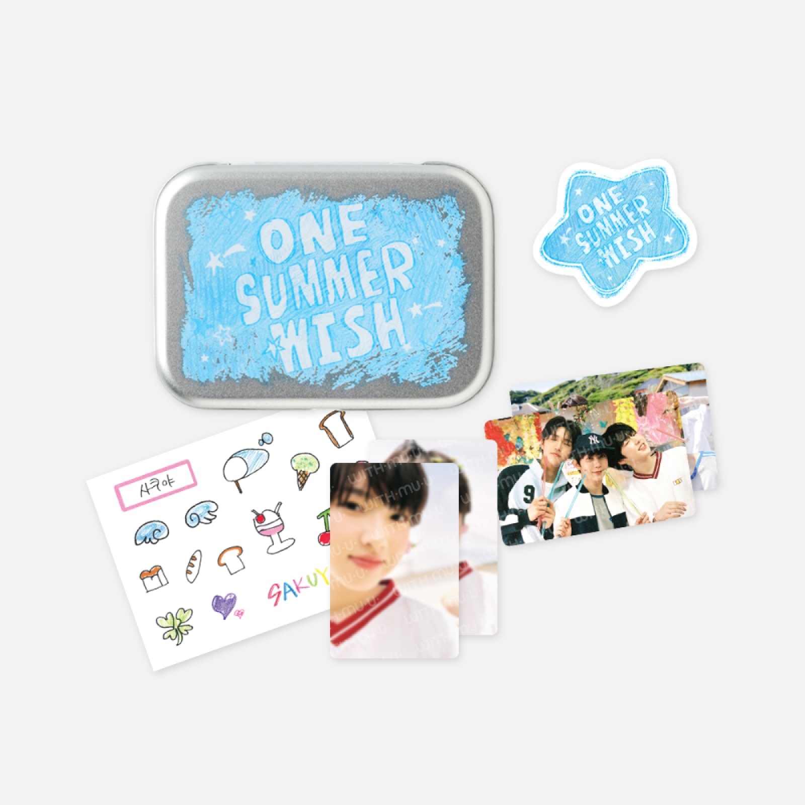 NCT WISH - [ONE SUMMER WISH] MD : TINCASE SET - K-Town