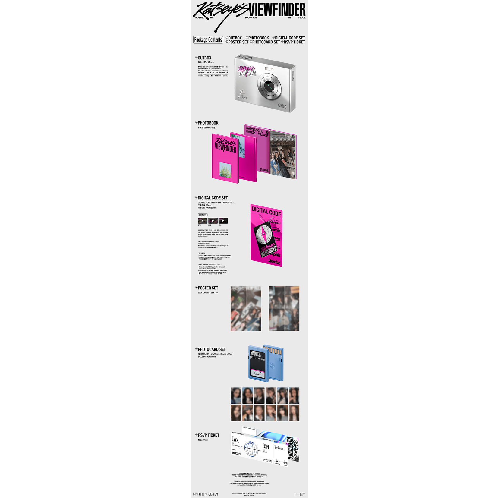 Katseye KATSEYE - 'KATSEYE'S VIEWFINDER in Seoul' + Weverse Gift (WS)