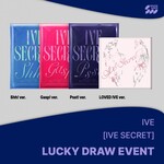 NCT [LUCKY DRAW] IVE - THE 4TH EP [IVE SECRET] (Shh! ver. / Gasp! ver. / Psst! ver./ LOVED IVE ver.) (4types Random Ver.) + Random Photocard (SW)