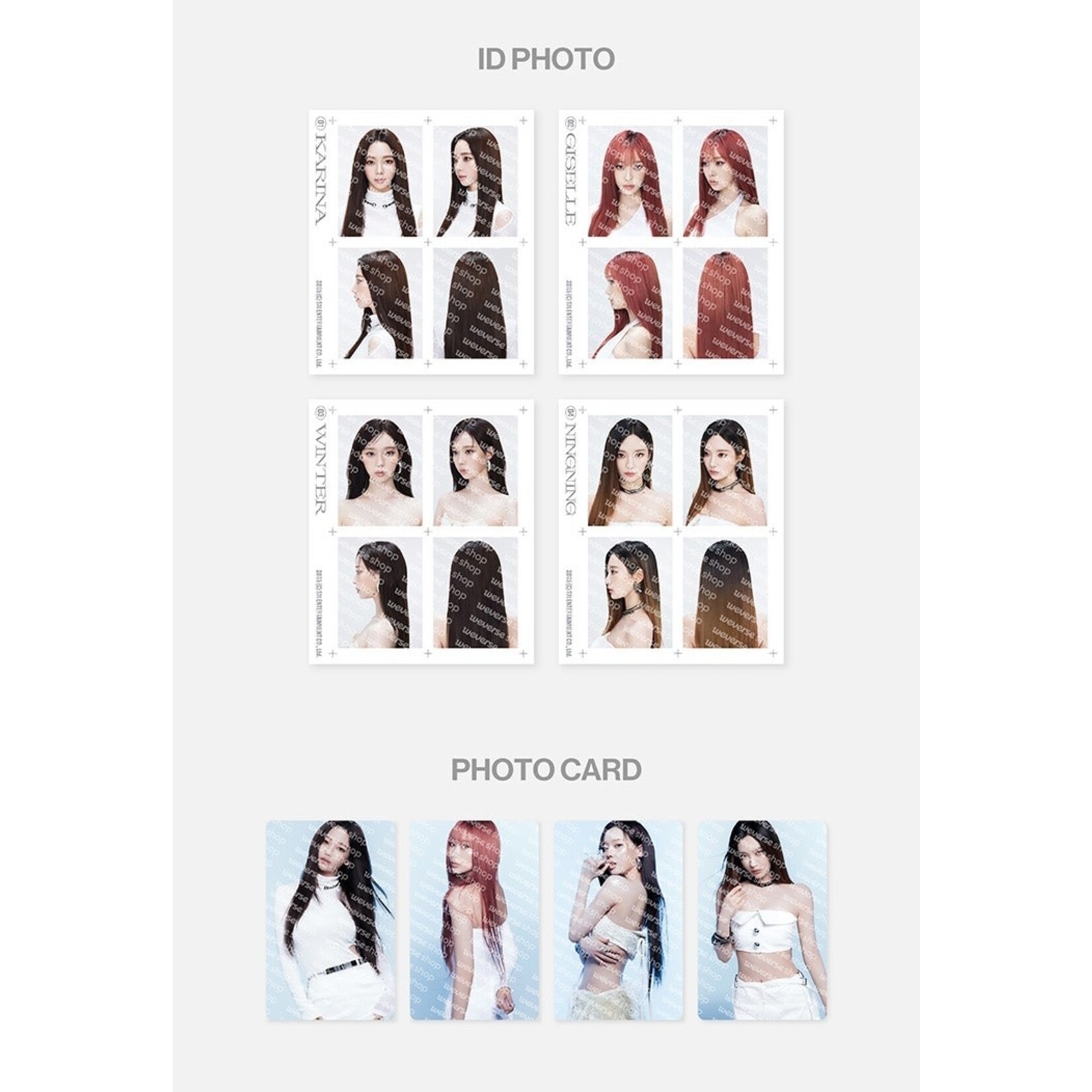 Aespa aespa - 2025-26 aespa LIVE TOUR [SYNK : aeXIS LINE] OFFICIAL MD : PHOTO CARD BINDER KIT