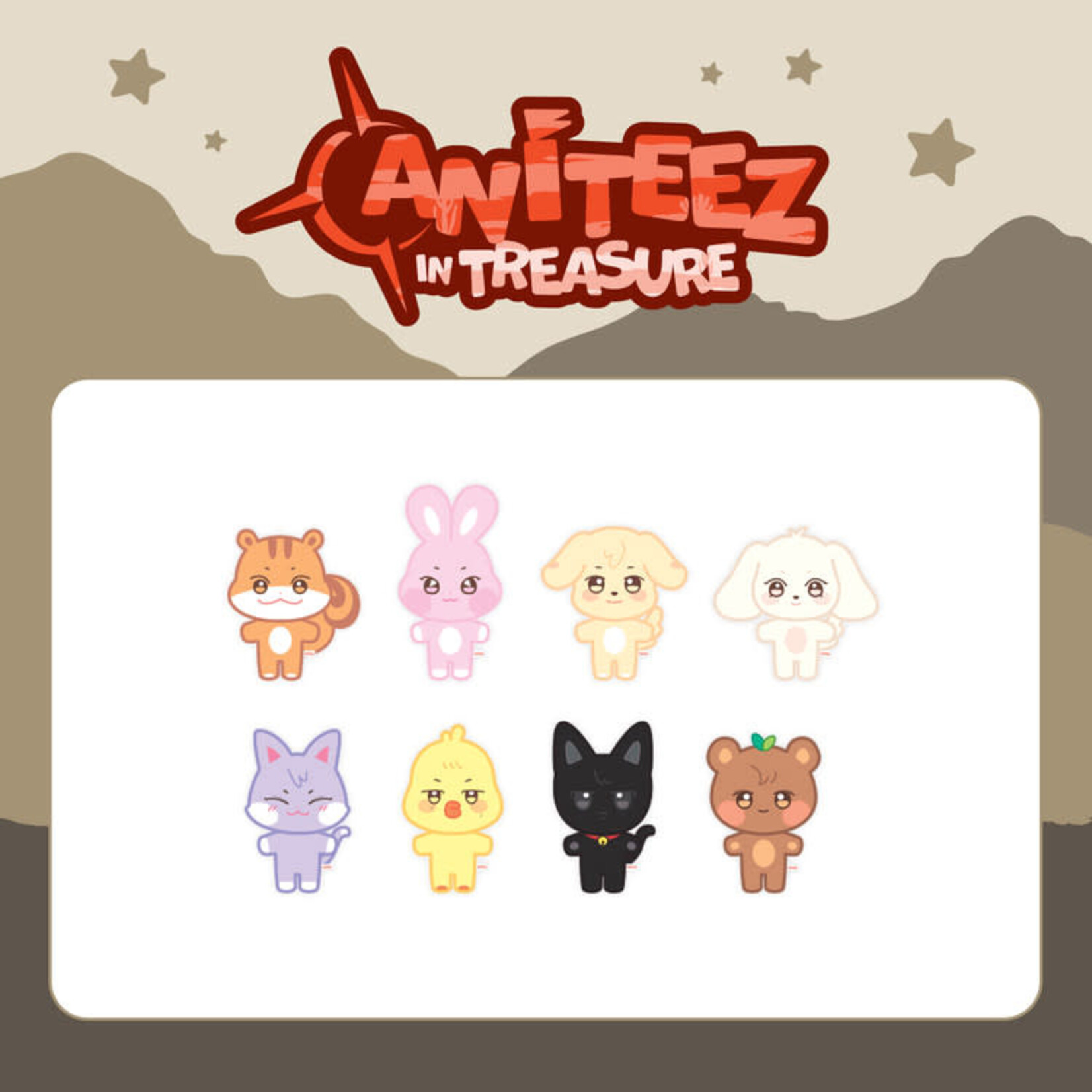ATEEZ ATEEZ - [ANITEEZ IN TREASURE] MD PLUSH DOLL