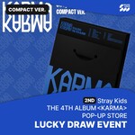Stray Kids [POP UP LUCKY DRAW 2] Stray Kids - 4TH ALBUM [KARMA] (COMPACT VER.) + Random Photocard (SW)