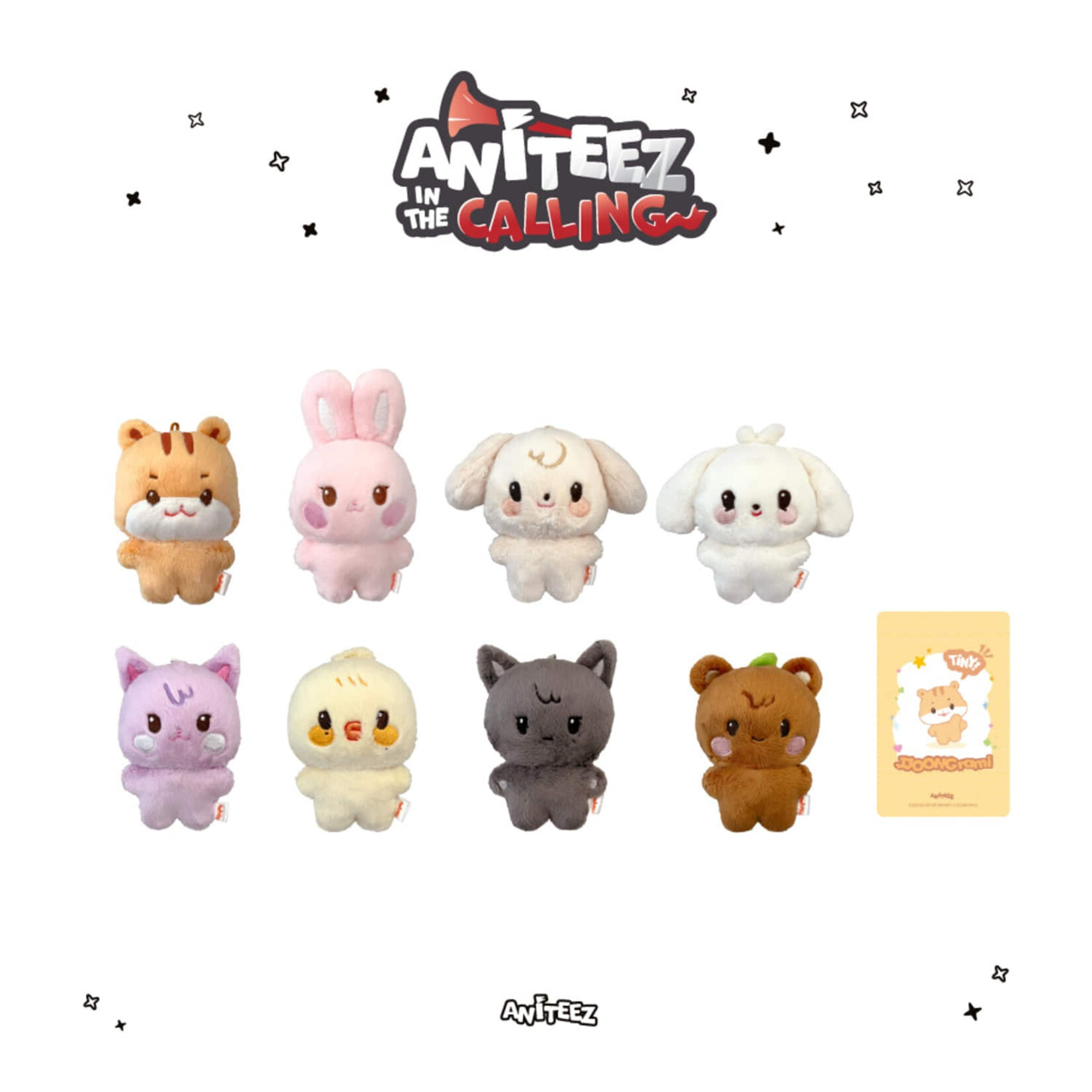 ATEEZ ATEEZ - [ANITEEZ IN THE CALLING] MD TINY ANITEEZ PLUSH DOLL