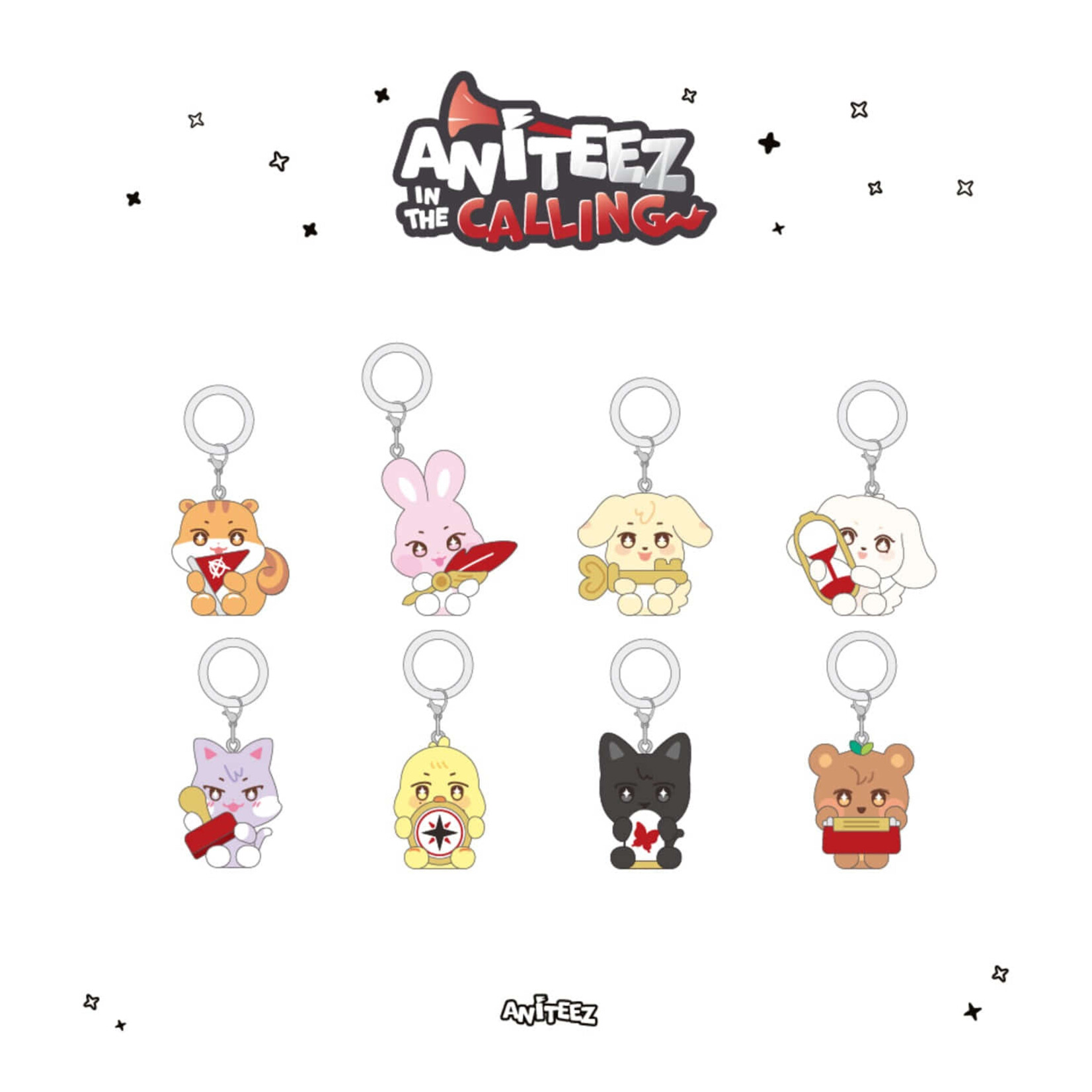 ATEEZ ATEEZ - [ANITEEZ IN THE CALLING] MD [RANDOM] MARKING MASCOT CHARM