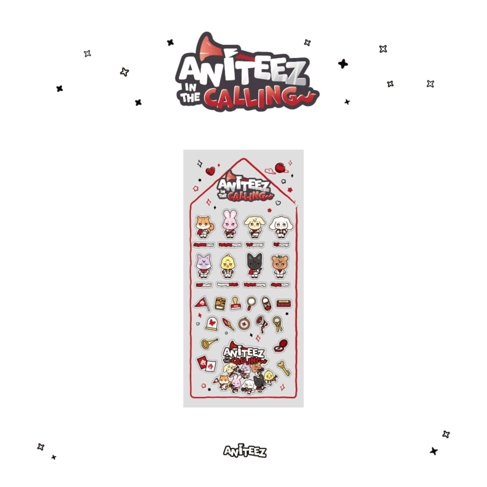 ATEEZ ATEEZ - [ANITEEZ IN THE CALLING] MD EPOXY STICKER