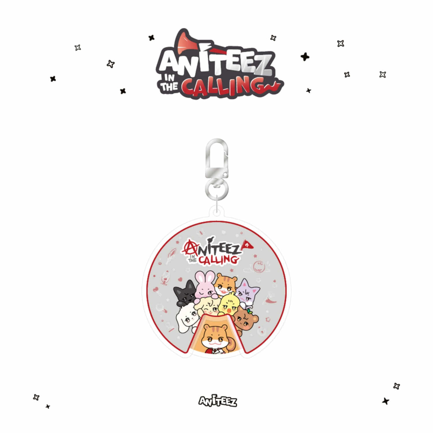 ATEEZ ATEEZ - [ANITEEZ IN THE CALLING] MD ACRYLIC ROULETTE KEYRING