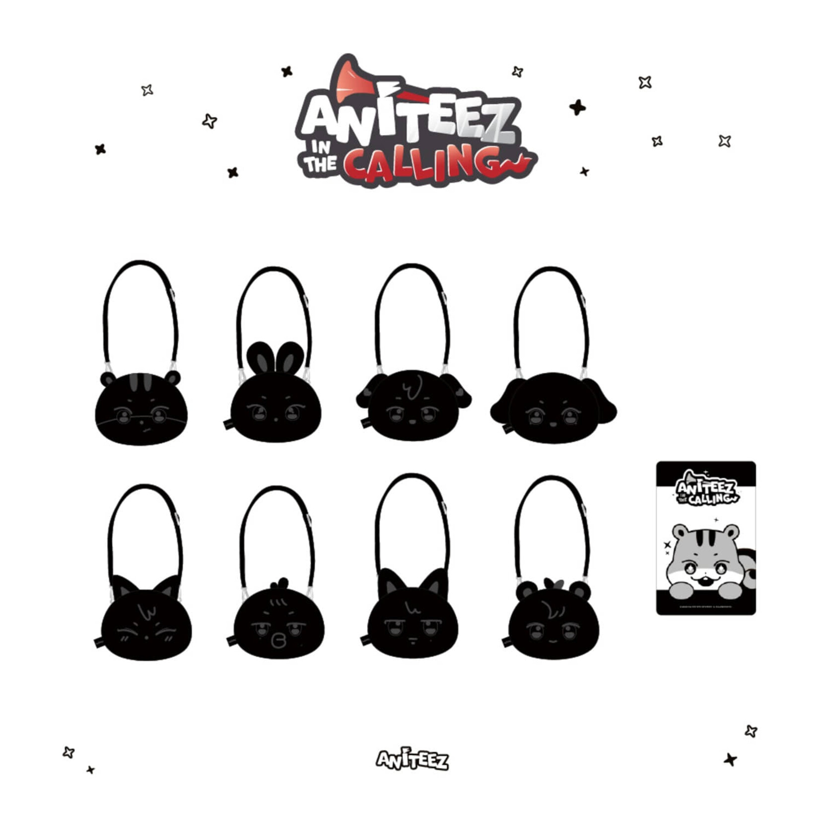 ATEEZ ATEEZ - [ANITEEZ IN THE CALLING] MD FACE POUCH BAG