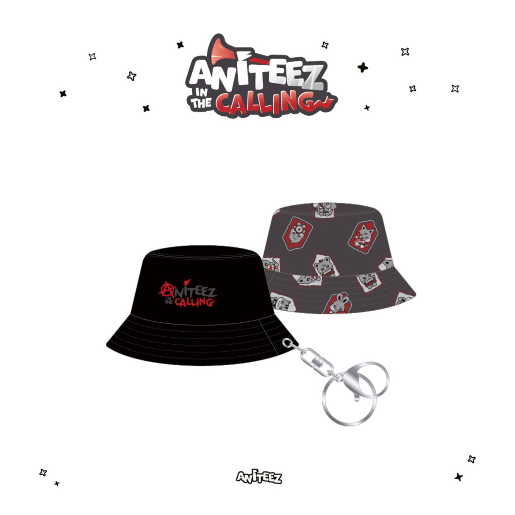 ATEEZ ATEEZ - [ANITEEZ IN THE CALLING] MD BUCKET HAT KEYCHAIN