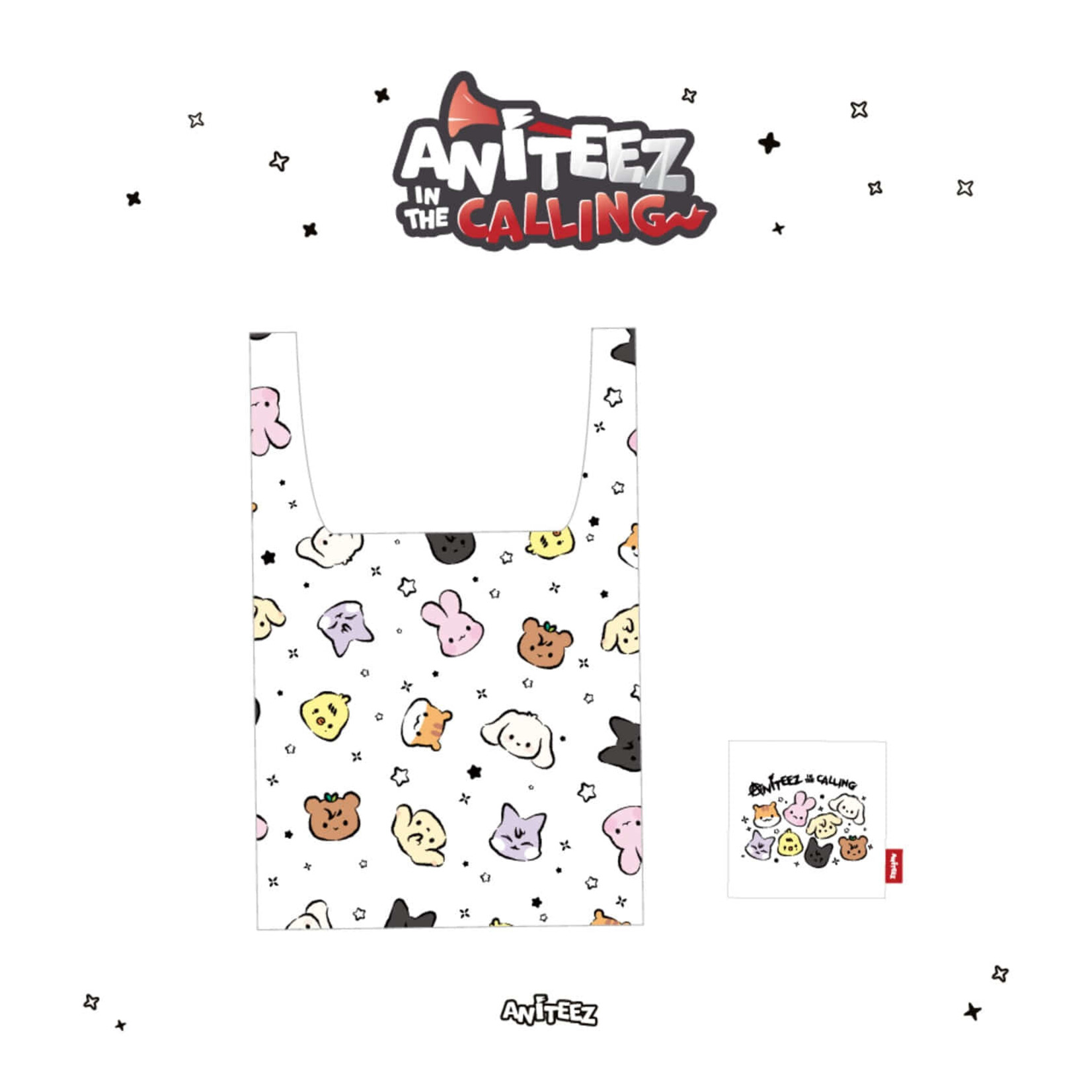 ATEEZ ATEEZ - [ANITEEZ IN THE CALLING] MD POCKET SHOPPER BAG