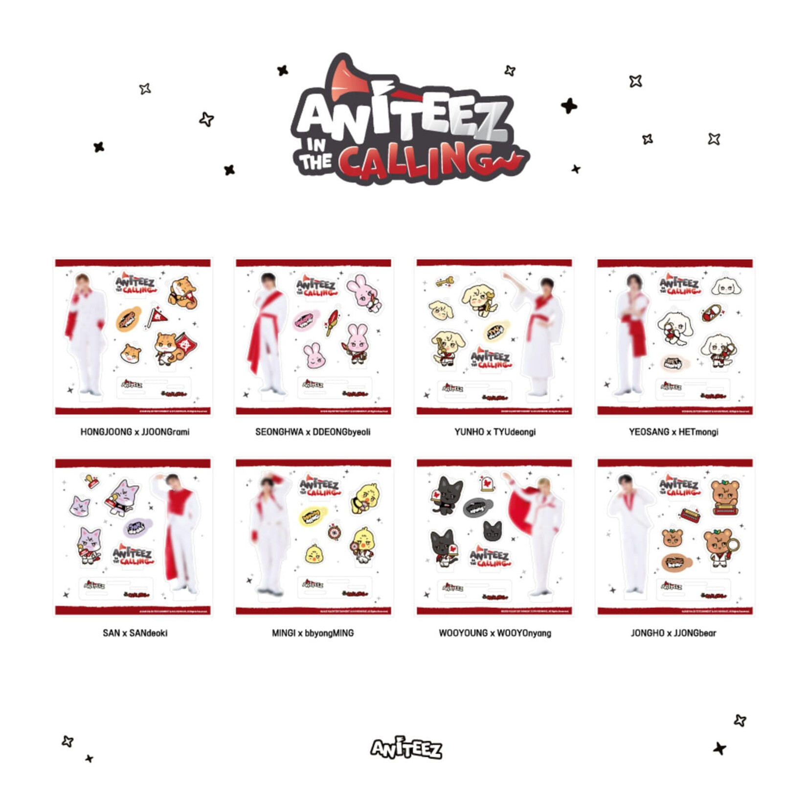 ATEEZ ATEEZ - [ANITEEZ IN THE CALLING] MD ACRYLIC DIY KIT