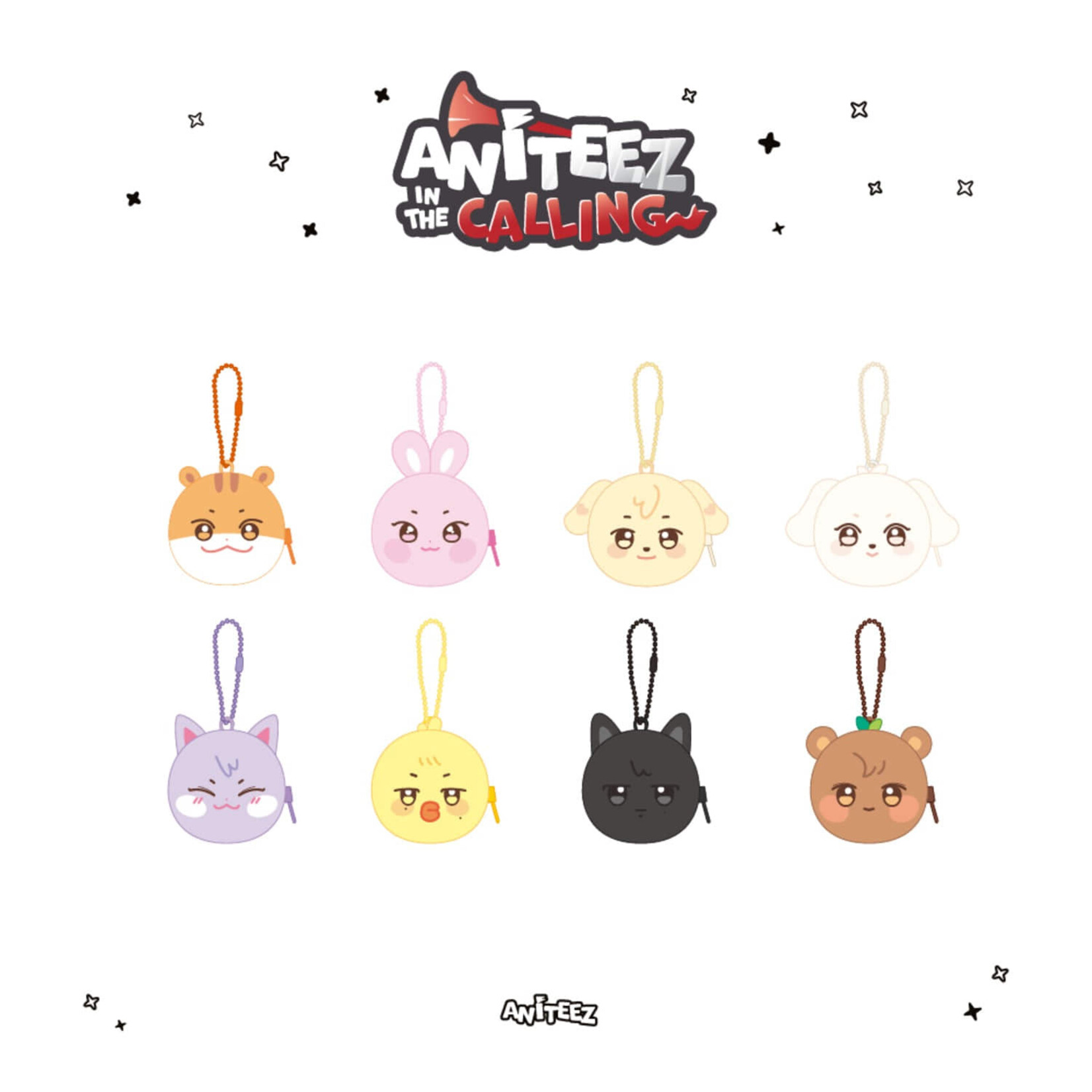 ATEEZ ATEEZ - [ANITEEZ IN THE CALLING] MD BACKPACK POUCH KEYRING