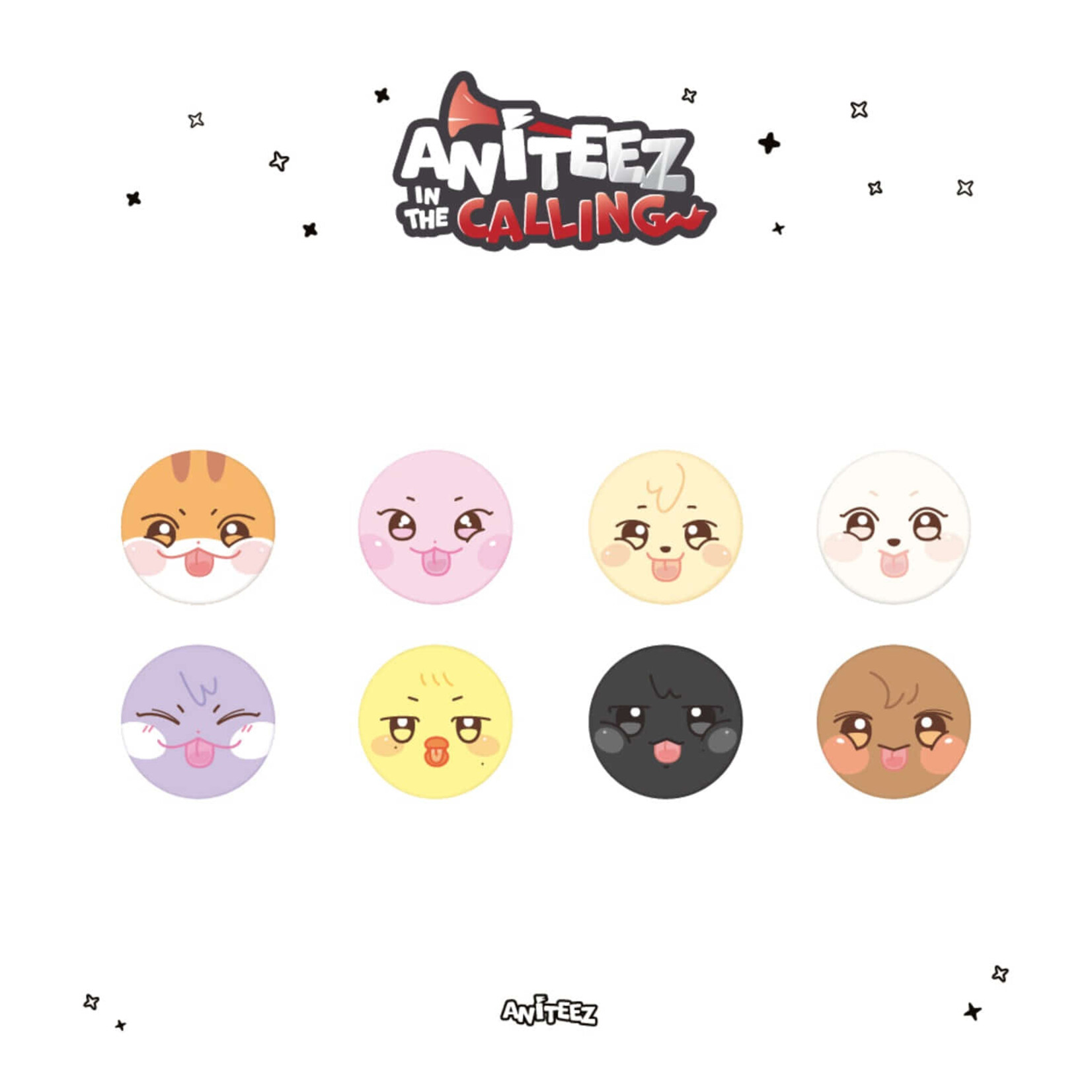ATEEZ ATEEZ - [ANITEEZ IN THE CALLING] MD SOFT PIN BUTTON