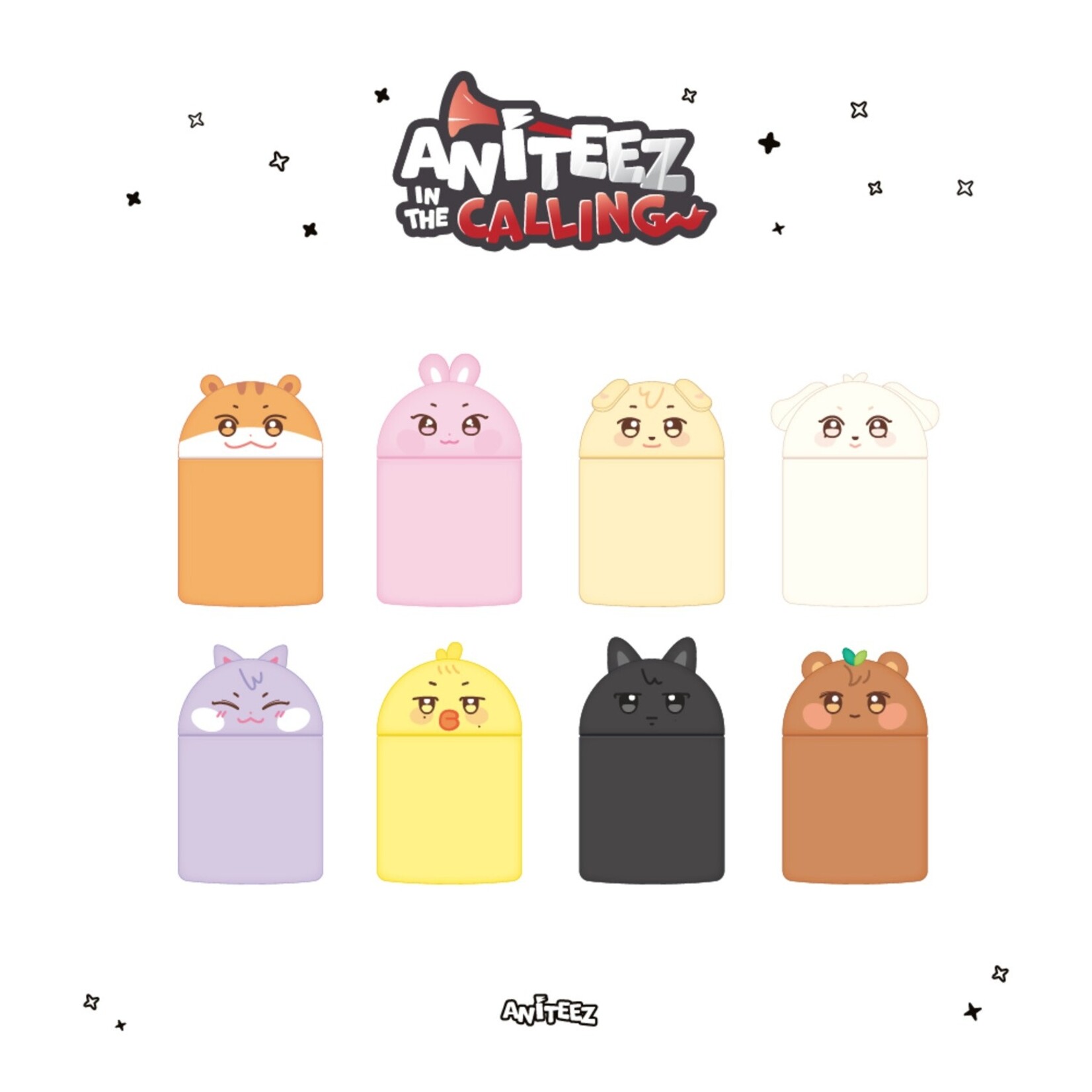 ATEEZ ATEEZ - [ANITEEZ IN THE CALLING] MD MINI DESK TRASH BIN
