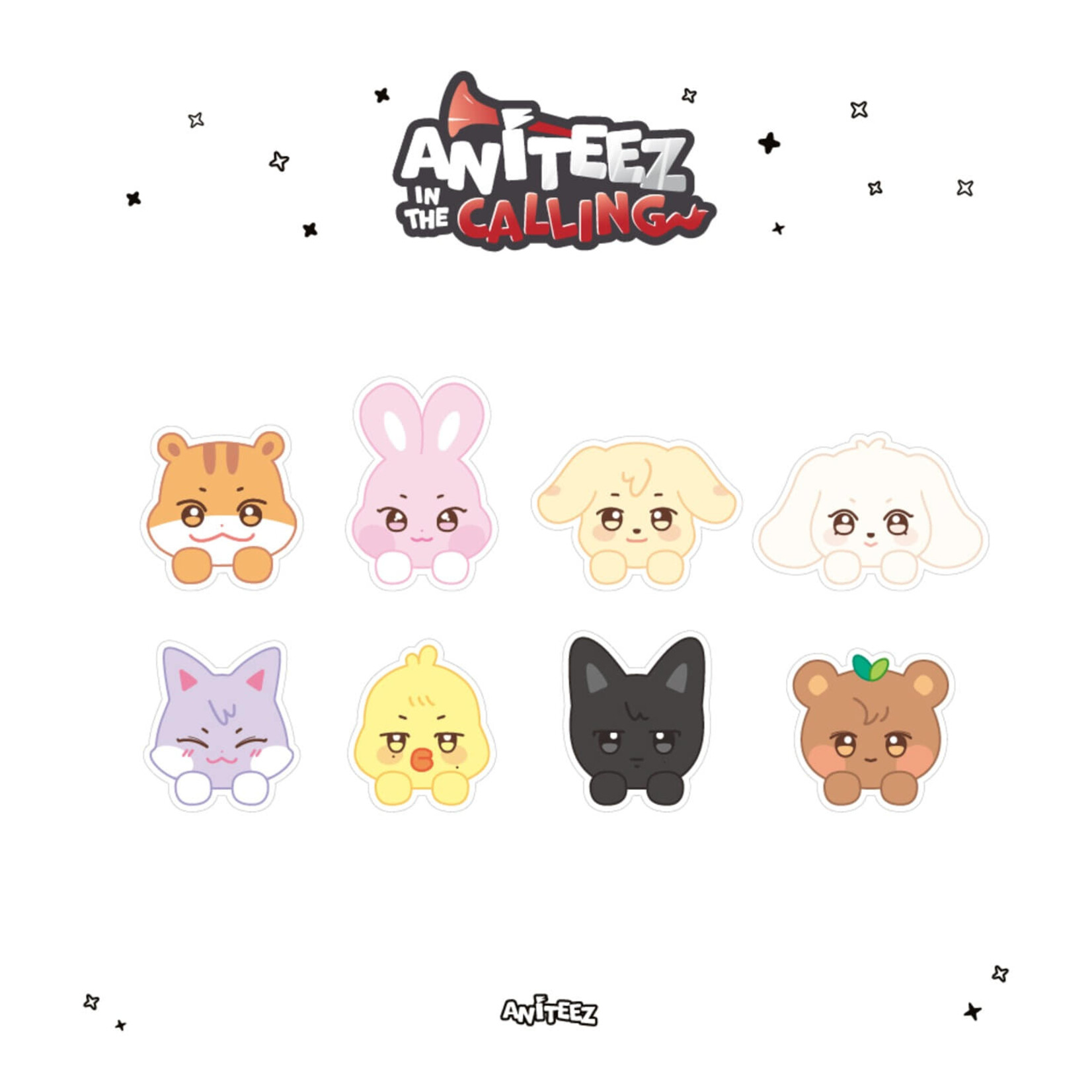 ATEEZ ATEEZ - [ANITEEZ IN THE CALLING] MD ACRYLIC CLIP MAGNET