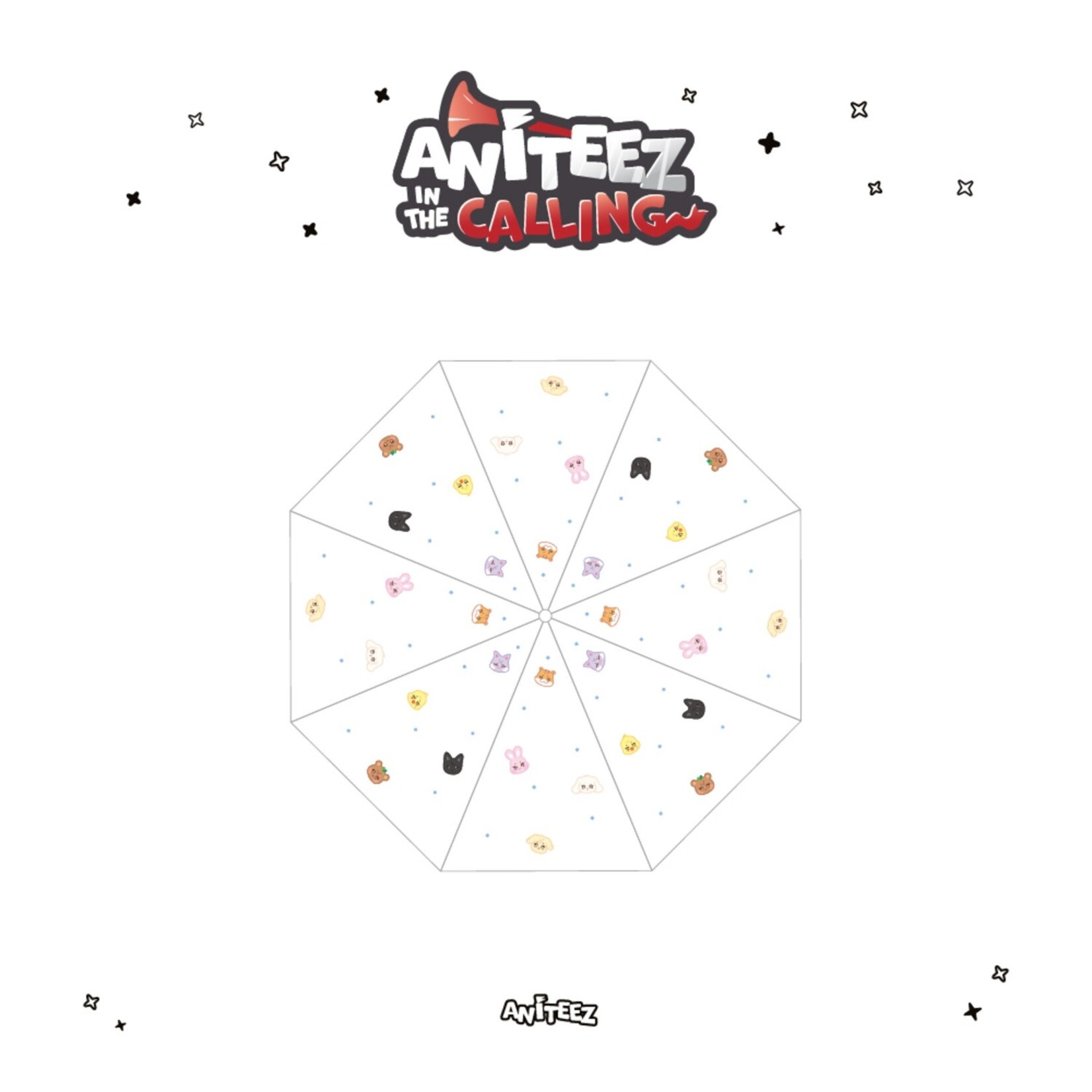 ATEEZ ATEEZ - [ANITEEZ IN THE CALLING] MD CLEAR UMBRELLA