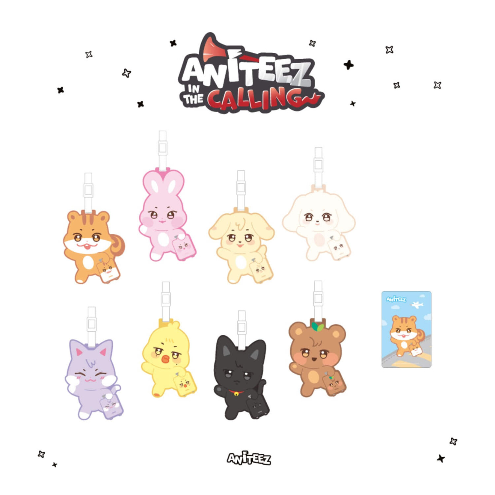 ATEEZ ATEEZ - [ANITEEZ IN THE CALLING] MD PVC LUGGAGE TAG