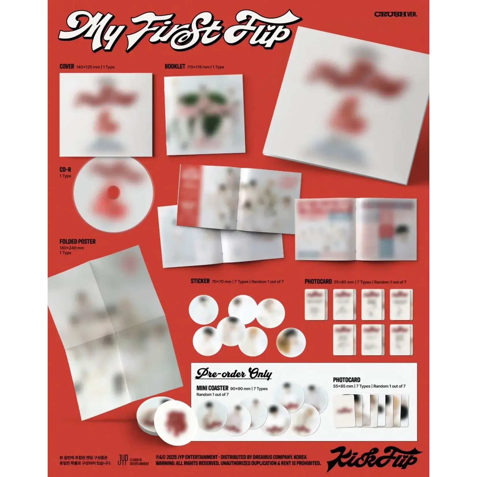 KickFlip KickFlip - 3rd Mini Album [My First Flip] (CRUSH Ver.)