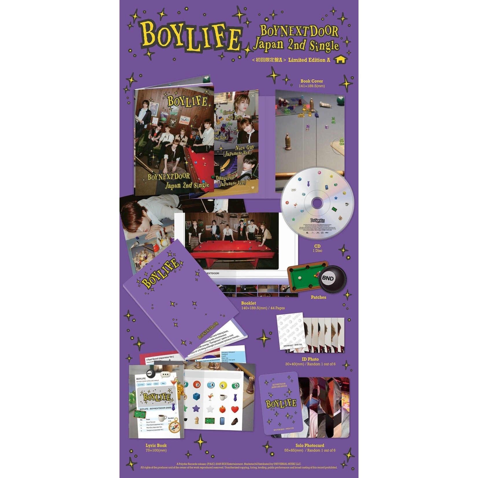 BoyNextDoor BOYNEXTDOOR - JAPAN 2nd Single 『BOYLIFE』LIMITED A ver.