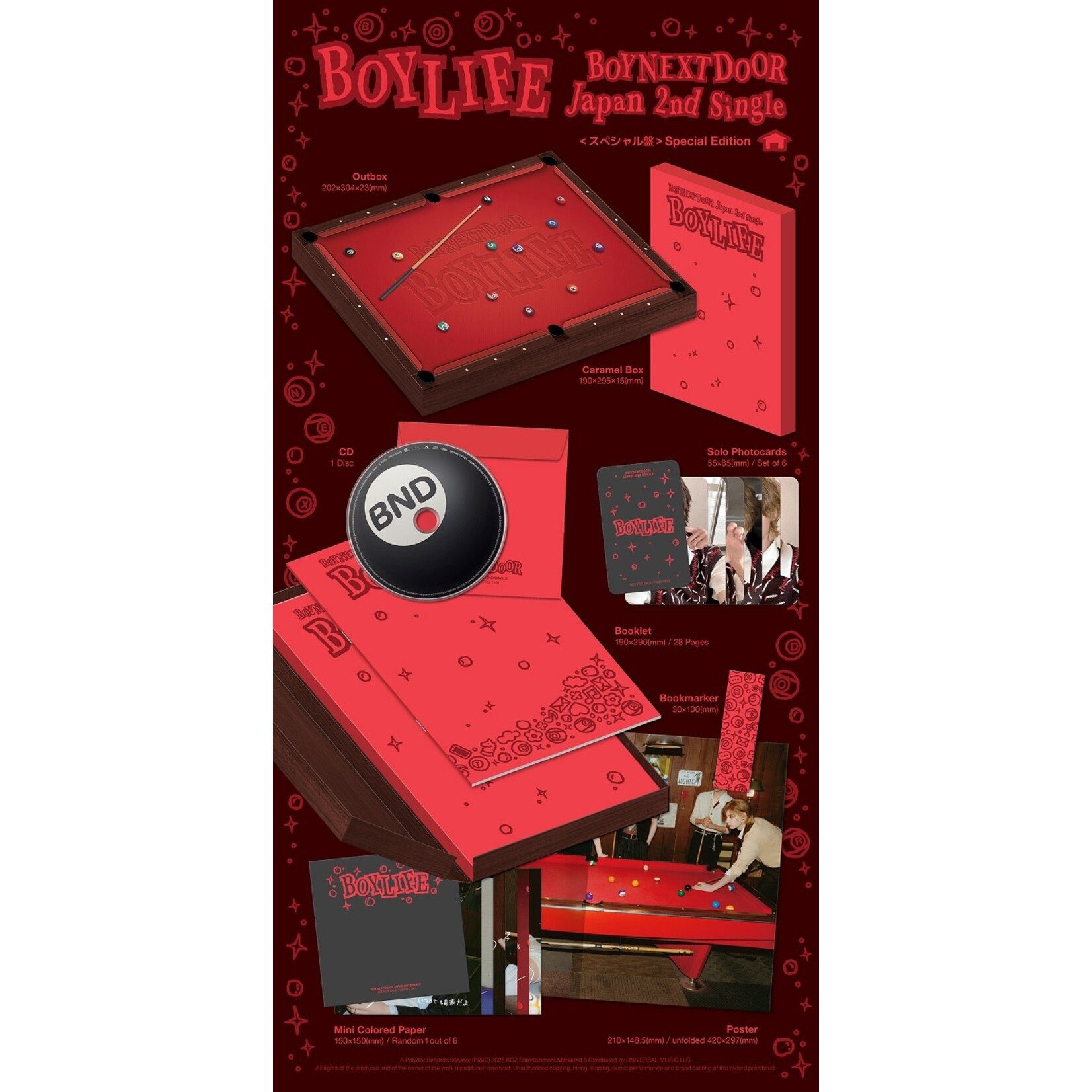 BoyNextDoor BOYNEXTDOOR - JAPAN 2nd Single 『BOYLIFE』 Special Edition