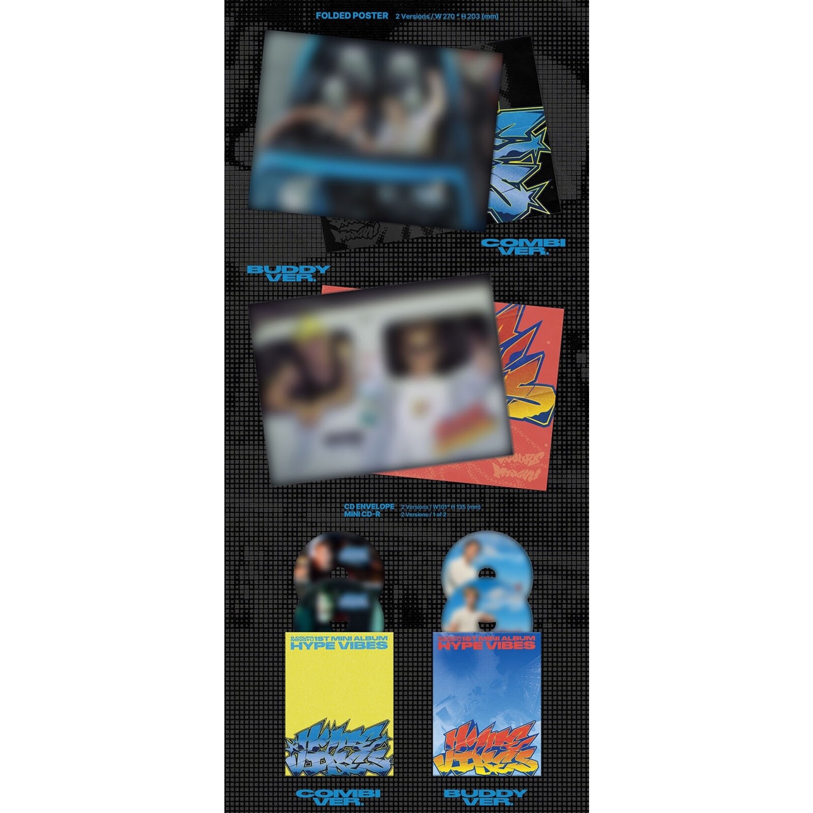 Seventeen S.COUPS X MINGYU - 1st Mini Album ‘HYPE VIBES’ (STANDARD Ver.) + Weverse Gift (WS)