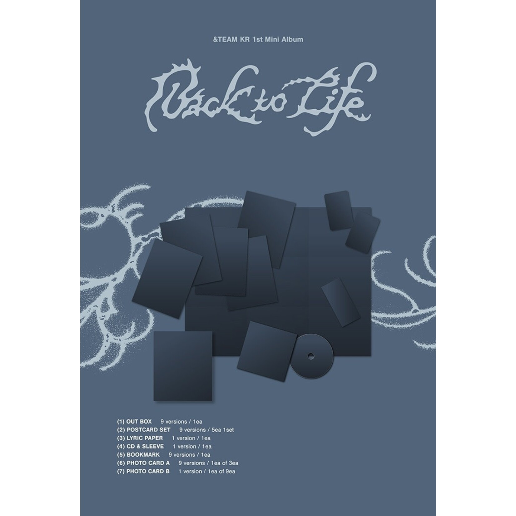 &Team &TEAM - KR 1st Mini Album [Back to Life] (ROAR ver.)