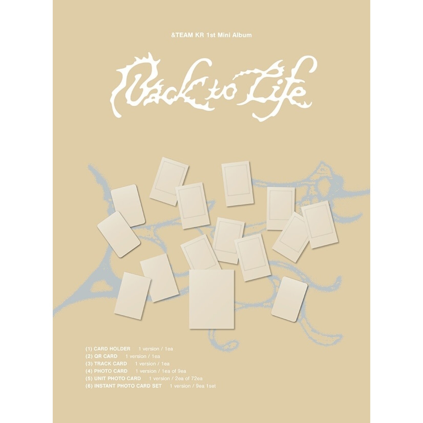 &Team &TEAM - KR 1st Mini Album [Back to Life] (Photocard Box) (Weverse Albums ver.)