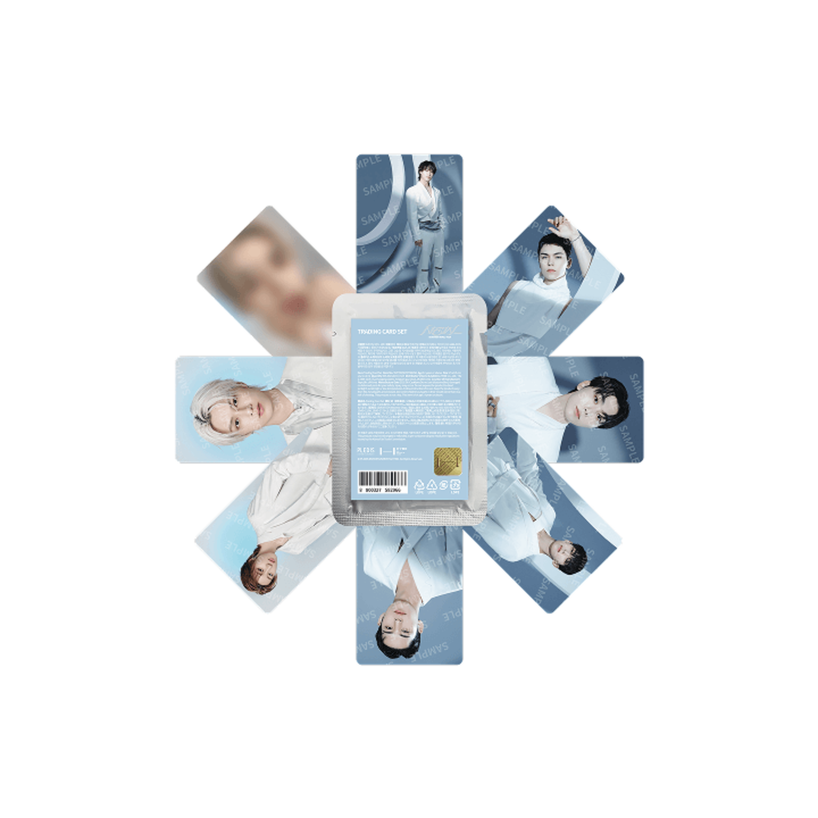 Seventeen SEVENTEEN - WORLD TOUR [NEW_] IN INCHEON MD : Trading Card Set