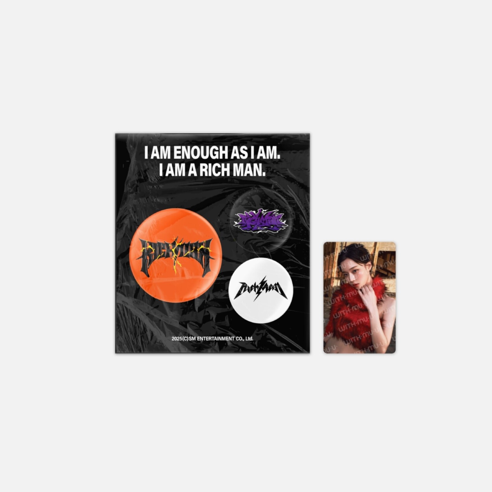 Aespa aespa - 2025 aespa ‘aespa WEEK - #Rich_Man’ MD : PIN BUTTON SET