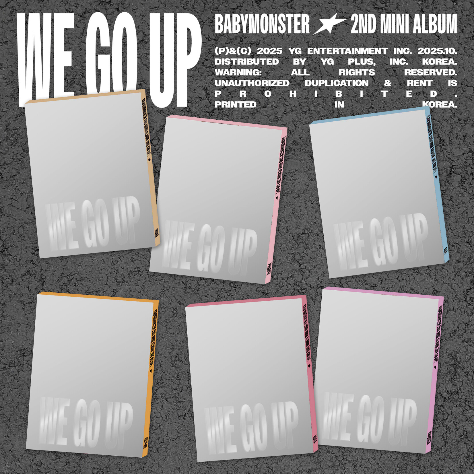 BABYMONSTER BABYMONSTER - 2nd MINI ALBUM [WE GO UP] (PATTERN Ver.)