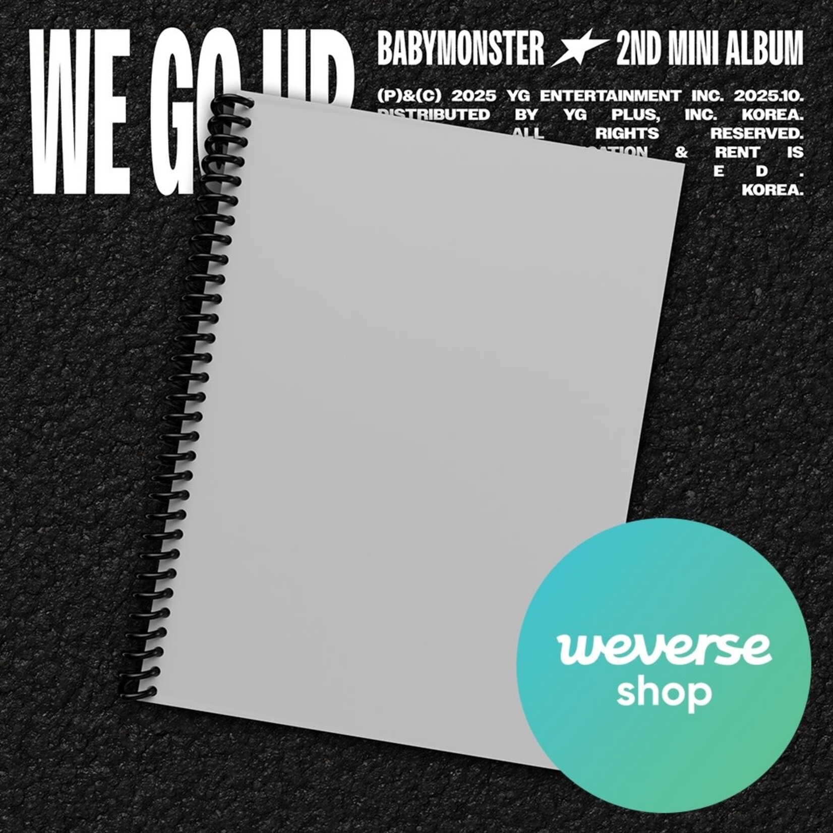 BABYMONSTER BABYMONSTER - 2nd MINI ALBUM [WE GO UP] (GO Ver.) + Random Photocard (Weverse Shop)