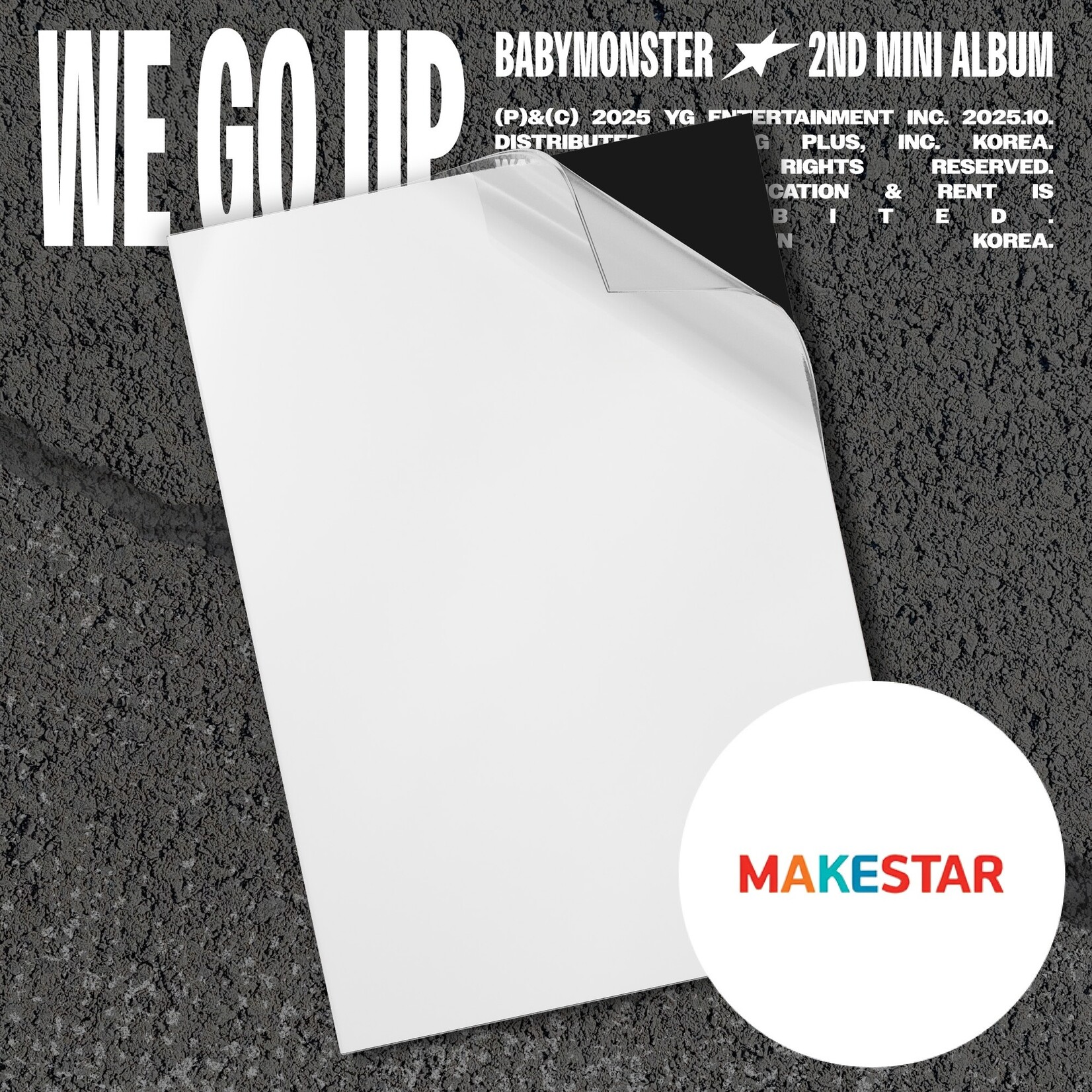 BABYMONSTER BABYMONSTER - 2nd MINI ALBUM [WE GO UP] (WE Ver.) + Random Photocard (MAKESTAR)