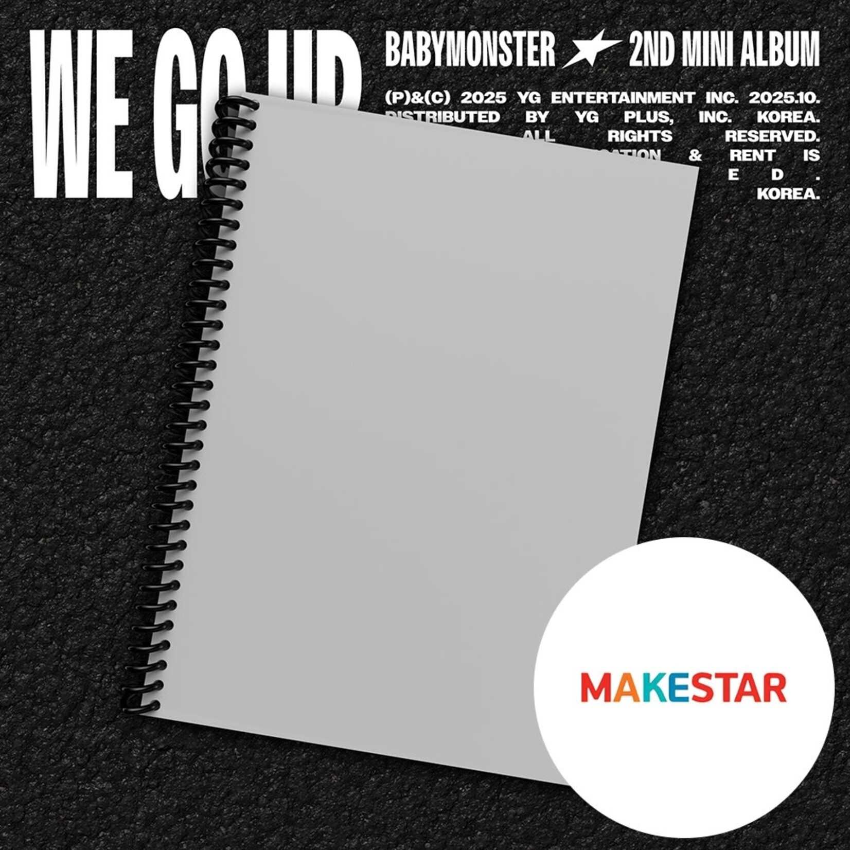 BABYMONSTER BABYMONSTER - 2nd MINI ALBUM [WE GO UP] (GO Ver.) + Random Photocard (MAKESTAR)