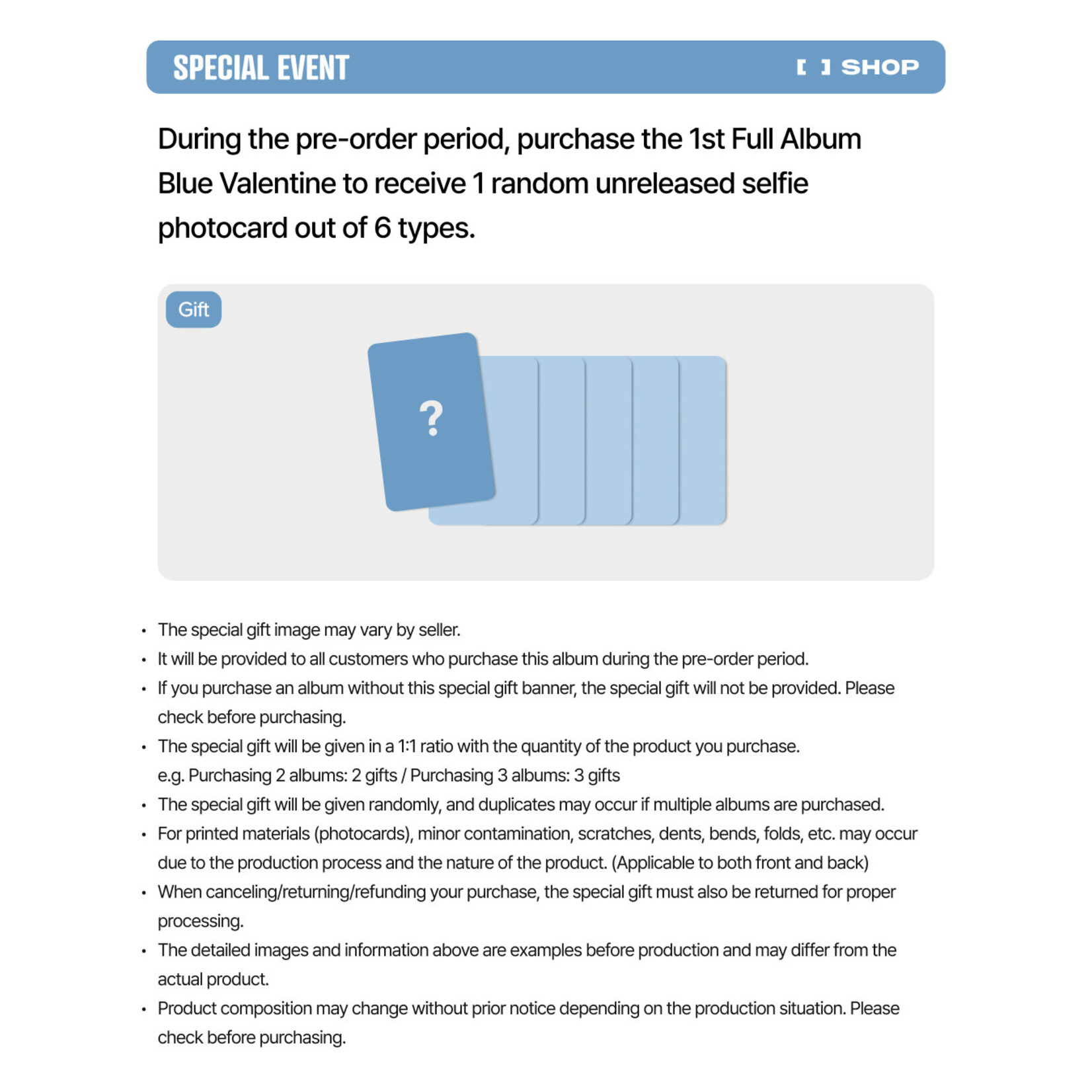 NMIXX NMIXX - Blue Valentine (Photobook Ver.) + Random Photocard (FANS SHOP)