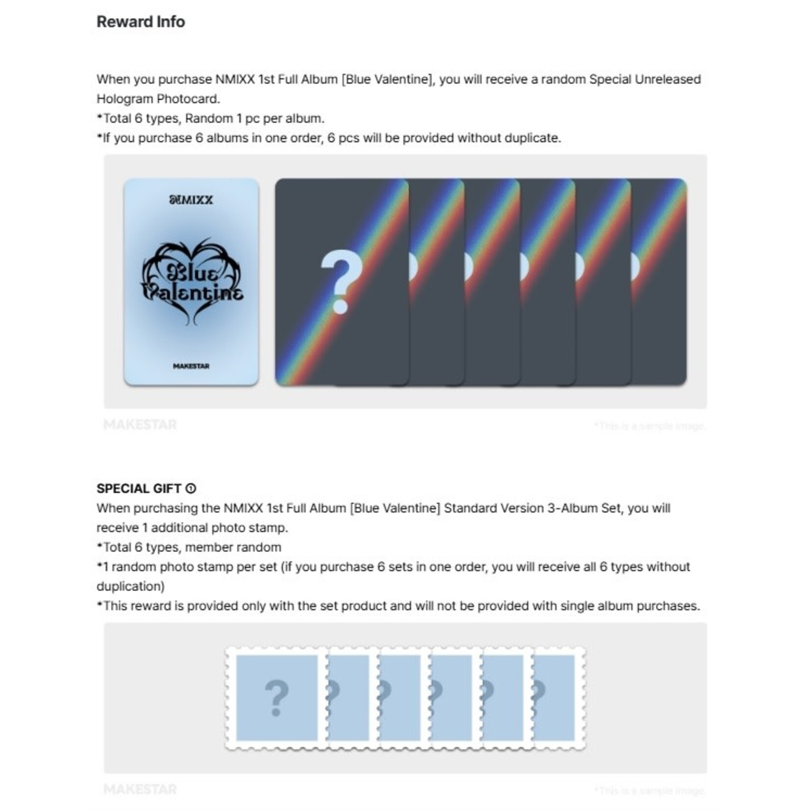 NMIXX NMIXX - Blue Valentine (Photobook Ver.) + Random Photocard (MAKESTAR)