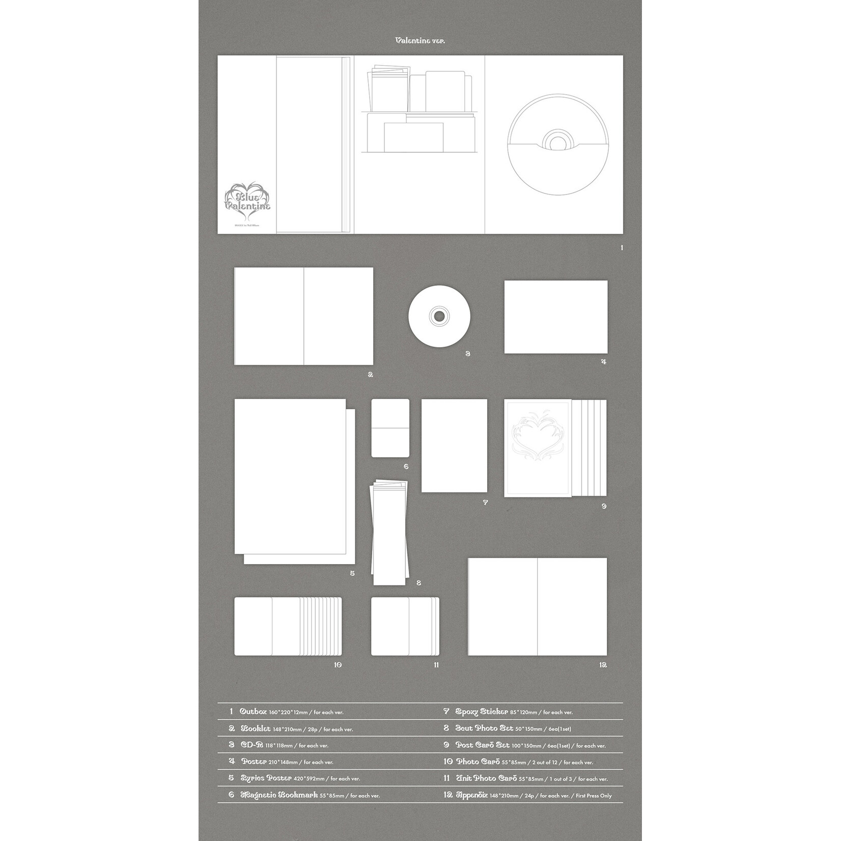 NMIXX NMIXX - Blue Valentine (Photobook Ver.) + Random Photocard (KTOWN4U)