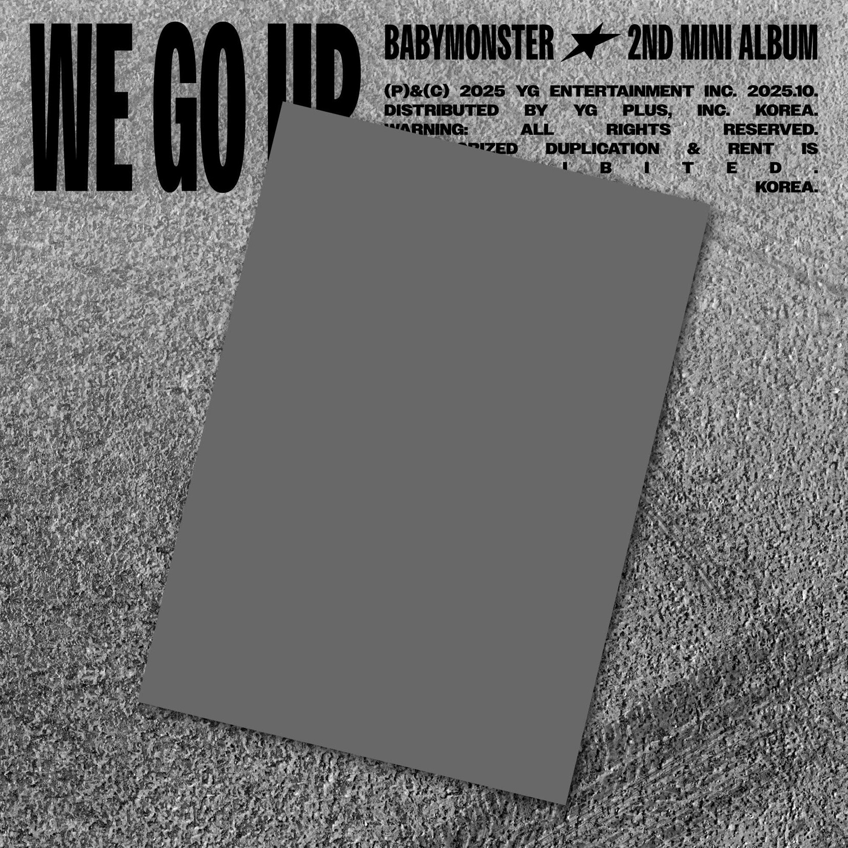 BABYMONSTER BABYMONSTER - 2nd MINI ALBUM [WE GO UP] (POSTCARD Ver.)