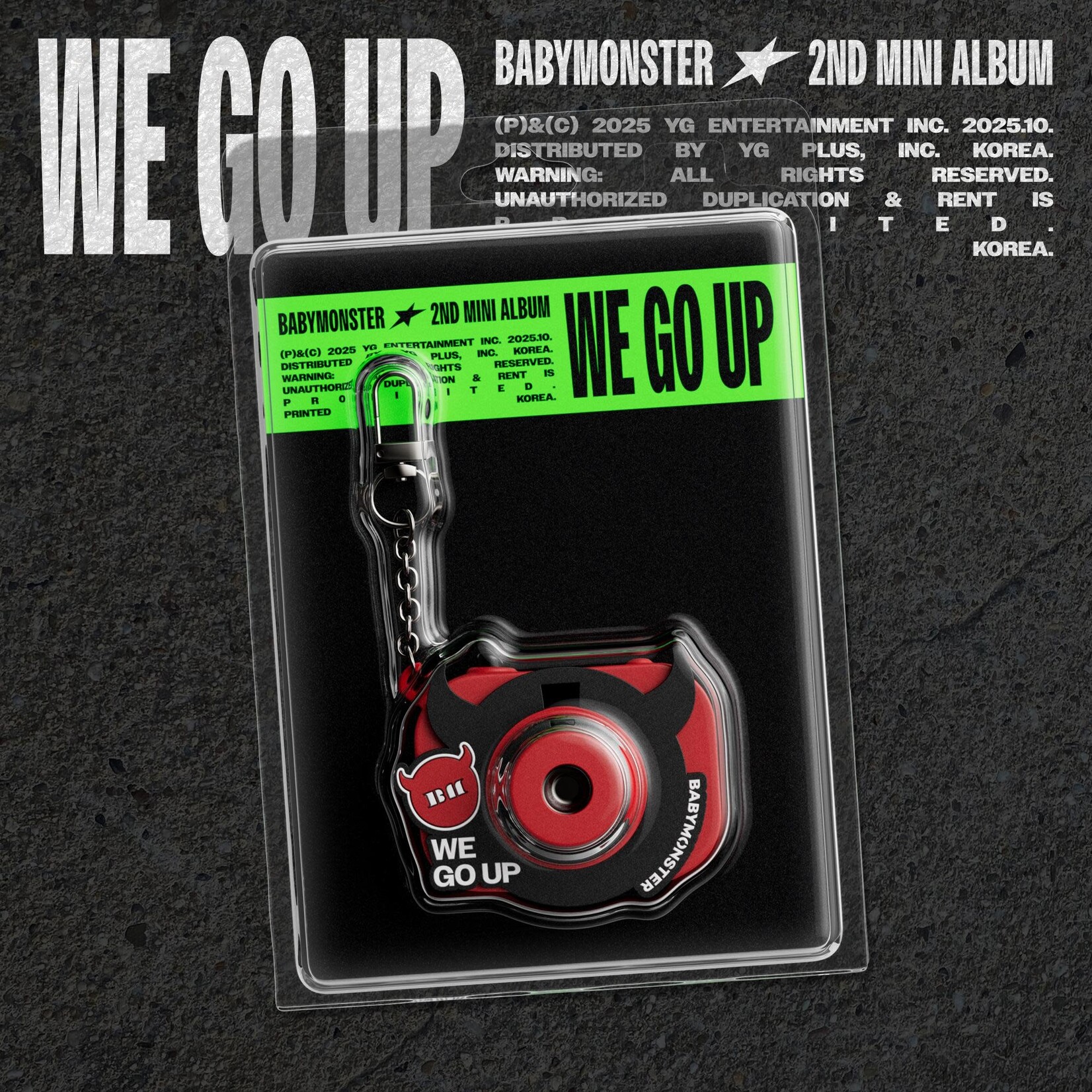 BABYMONSTER BABYMONSTER - 2nd MINI ALBUM [WE GO UP] (MINI BEAM KEYRING Ver.)