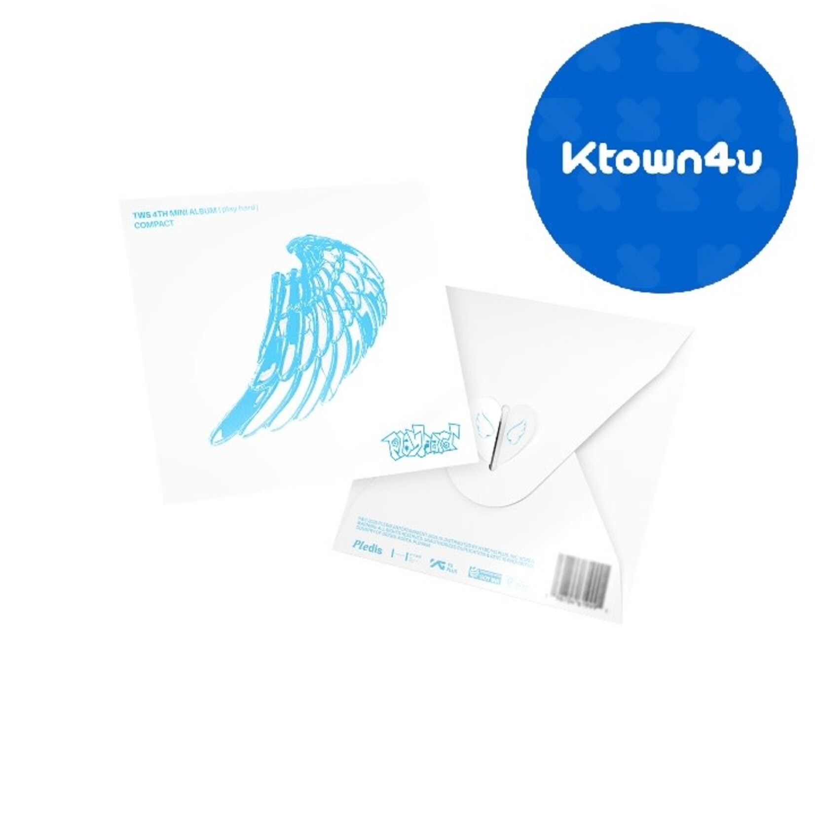 TWS TWS - 4th Mini Album 'play hard' (Compact ver.) + Random Photocard (KTOWN4U)