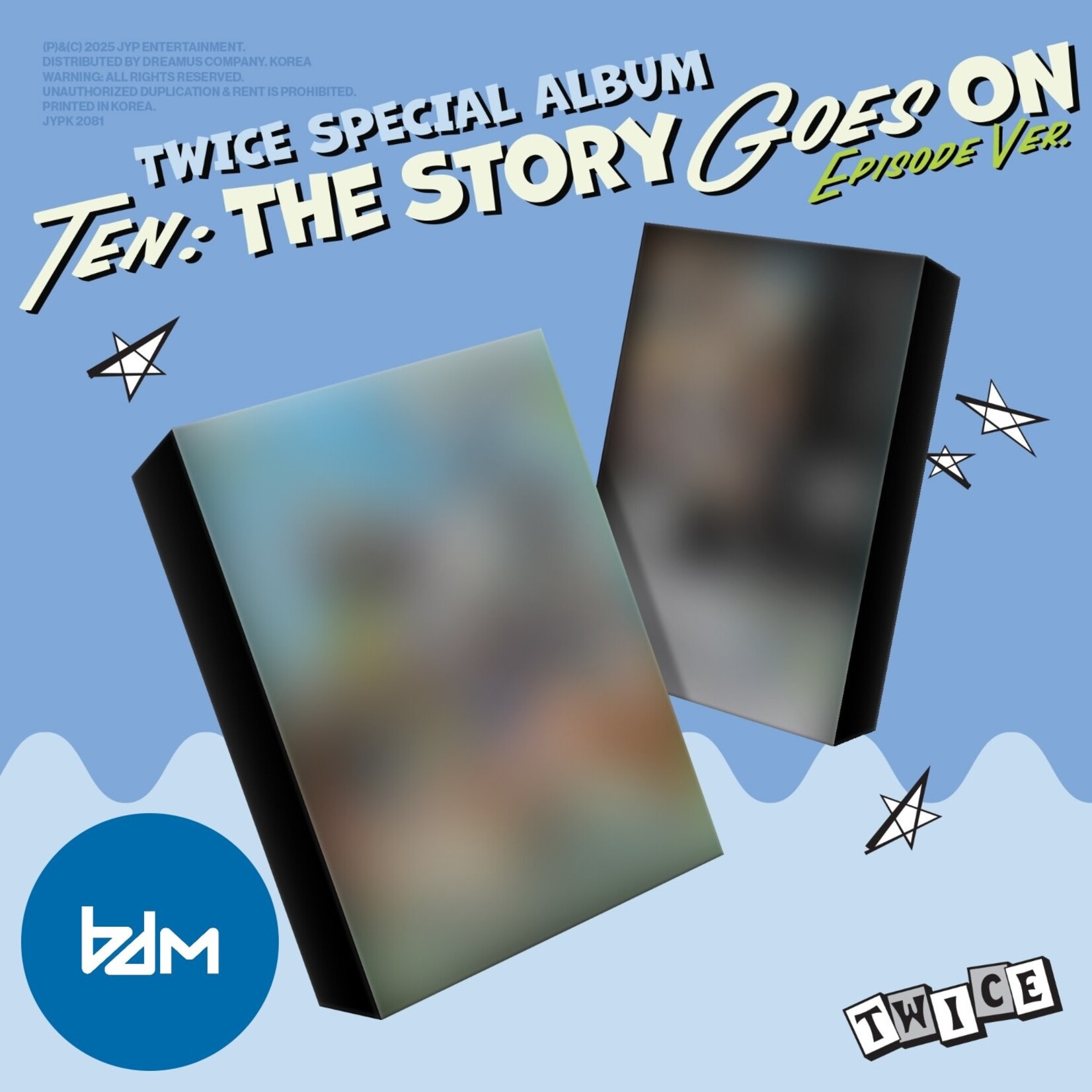 Twice TWICE - TEN: The Story Goes On (EPISODE Ver.) + Random Photocard (BDM)