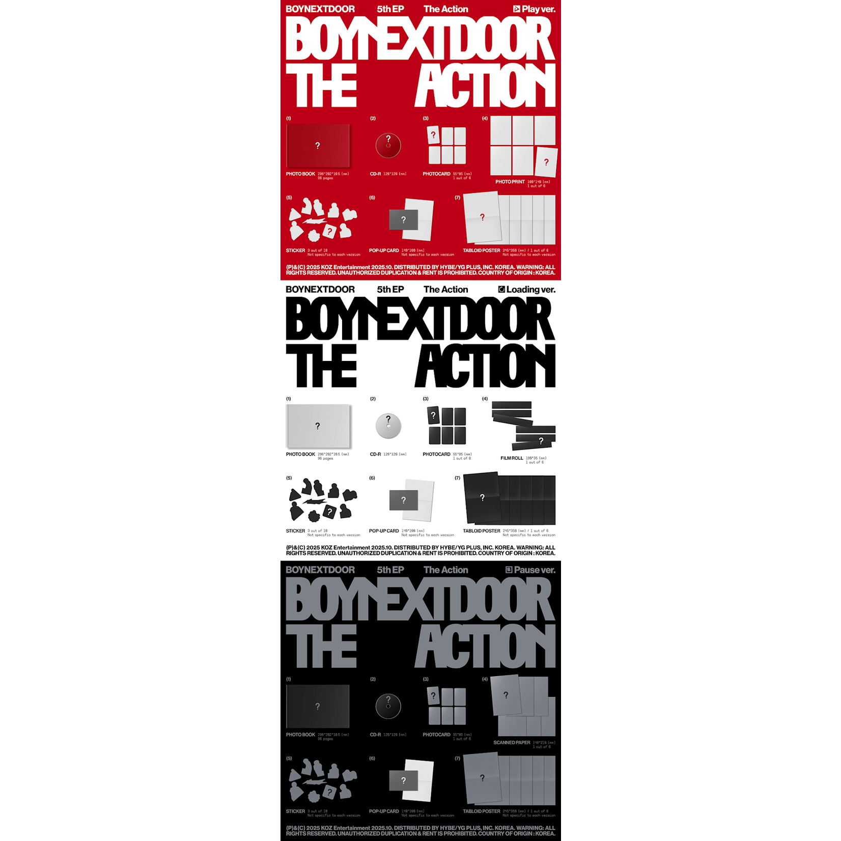BoyNextDoor BOYNEXTDOOR - 5th EP [The Action] (Photobook Ver.)
