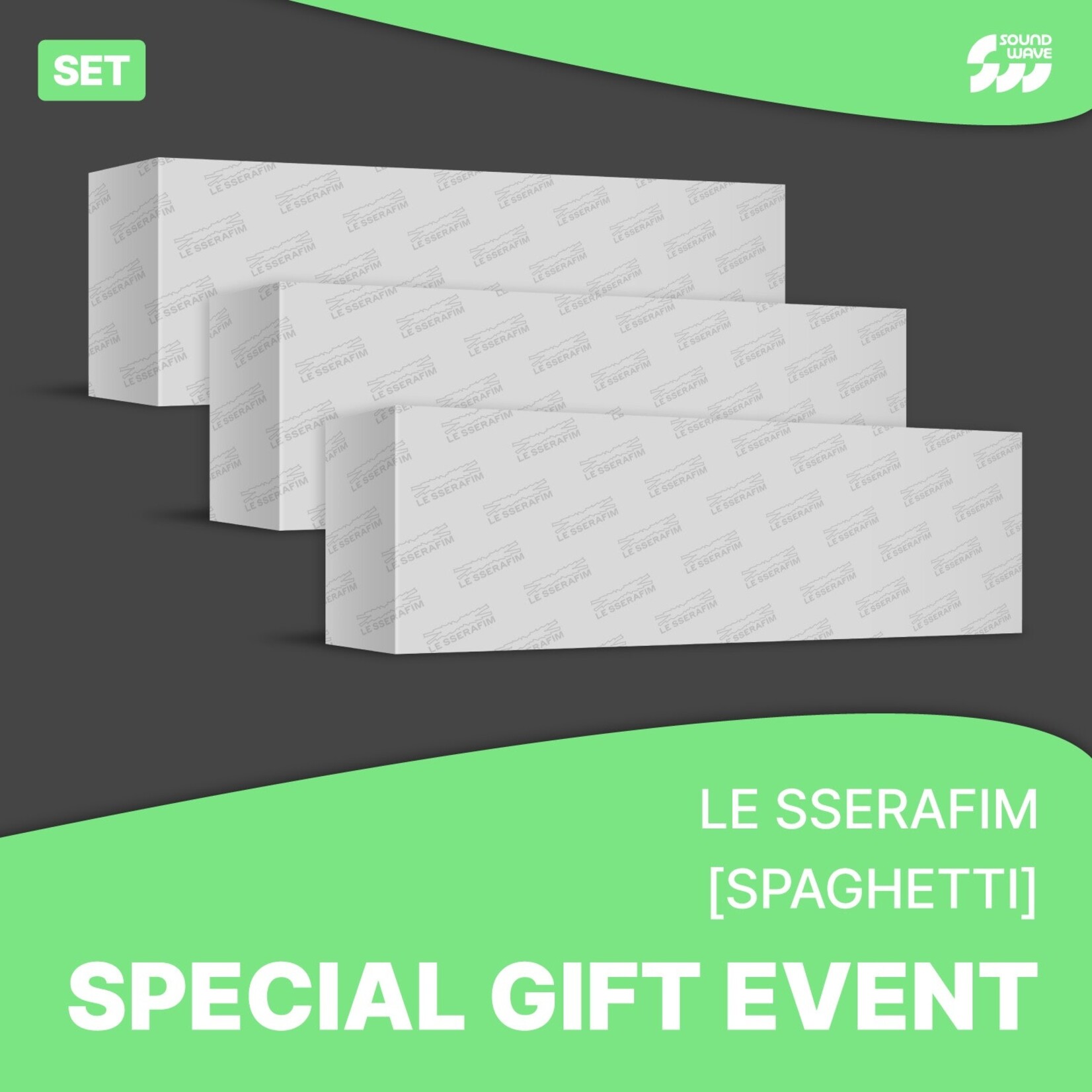 Le Sserafim LE SSERAFIM - 1st Single Album 'SPAGHETTI' (Photobook Ver.) + Random Photocard (SW)