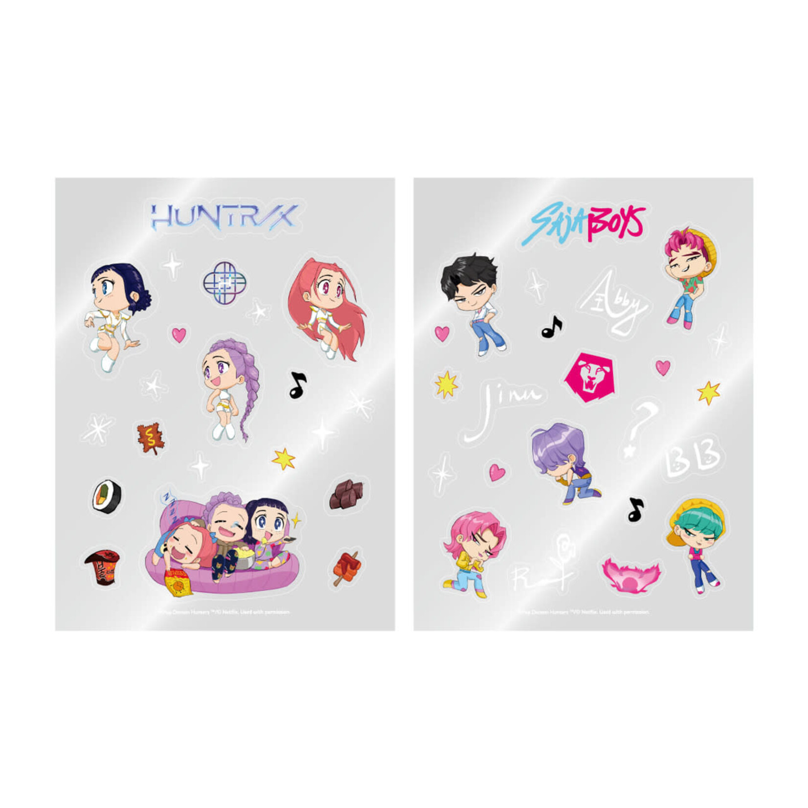 KPOP DEMON HUNTERS KPOP DEMON HUNTERS - OFFICIAL LIGHT STICK DECO STICKER PACK