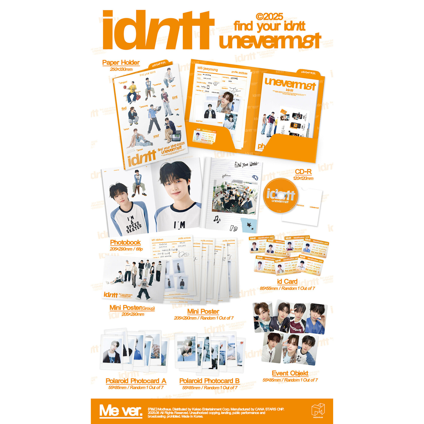 idntt idntt - Mini Album [unevermet] (Photobook Ver.)
