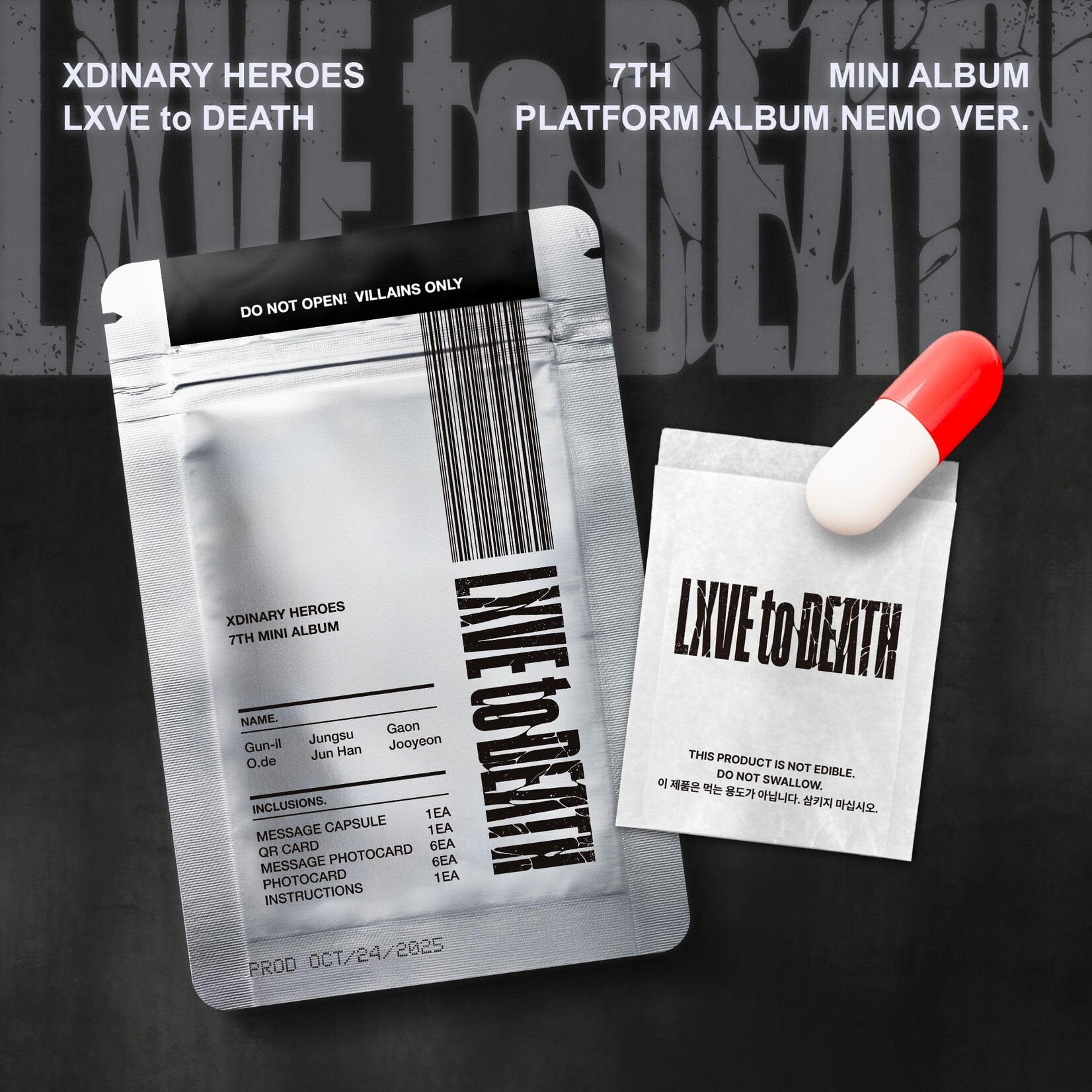 Xdinary Heroes Xdinary Heroes - 7TH MINI ALBUM [LXVE TO DEATH] (Platform Ver.)