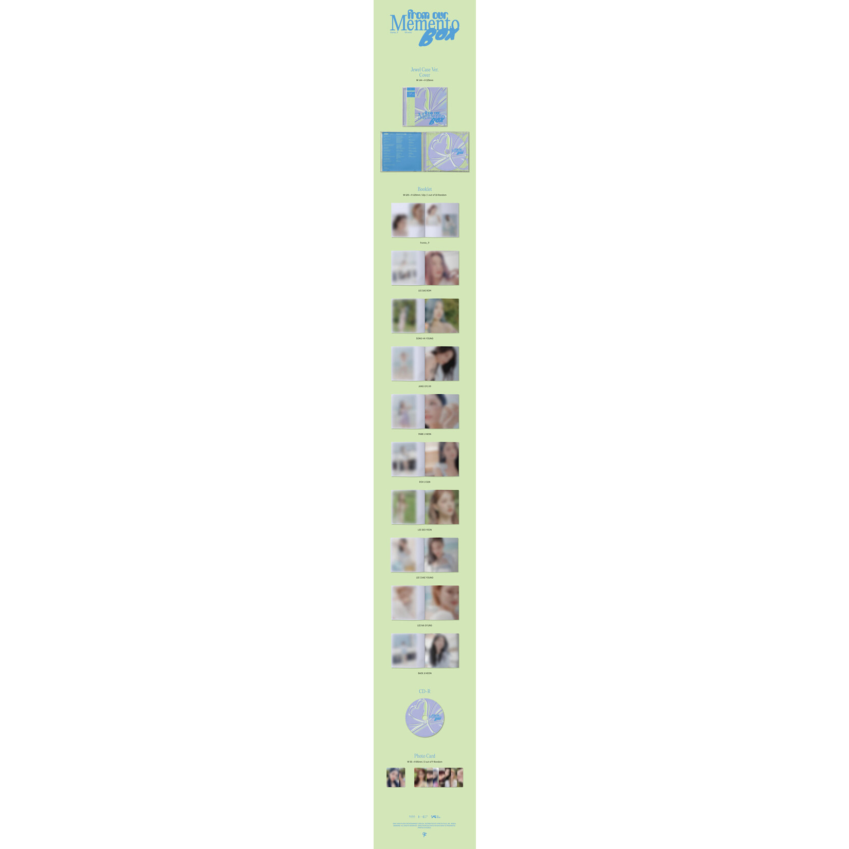 Fromis_9 Fromis_9 - 5th Mini Album [ from our Memento Box ] Jewel Random Ver.