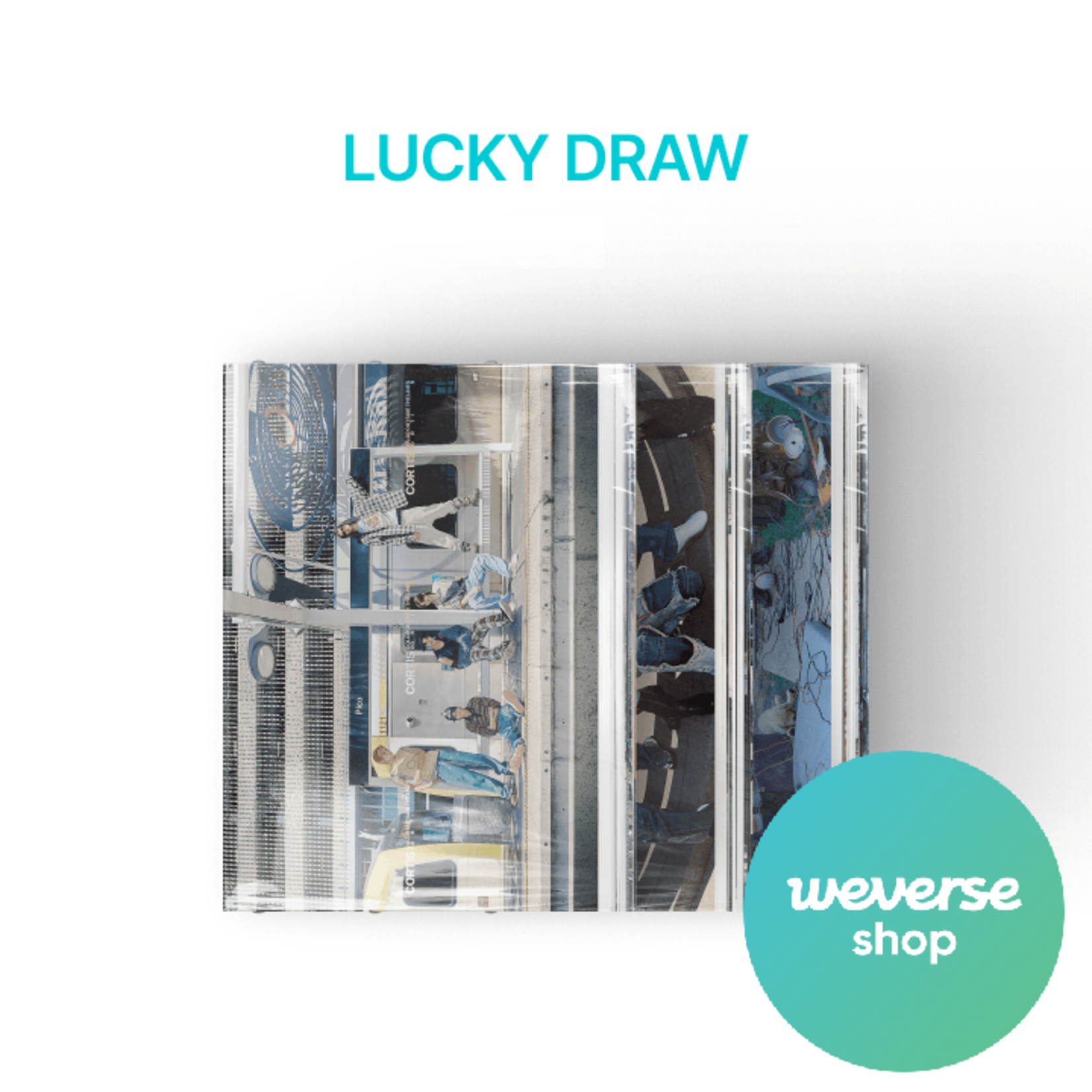 CORTIS [LUCKY DRAW] CORTIS - The 1st EP [COLOR OUTSIDE THE LINES] (Photobook Ver.) + Random Photocard (Weverse Shop)
