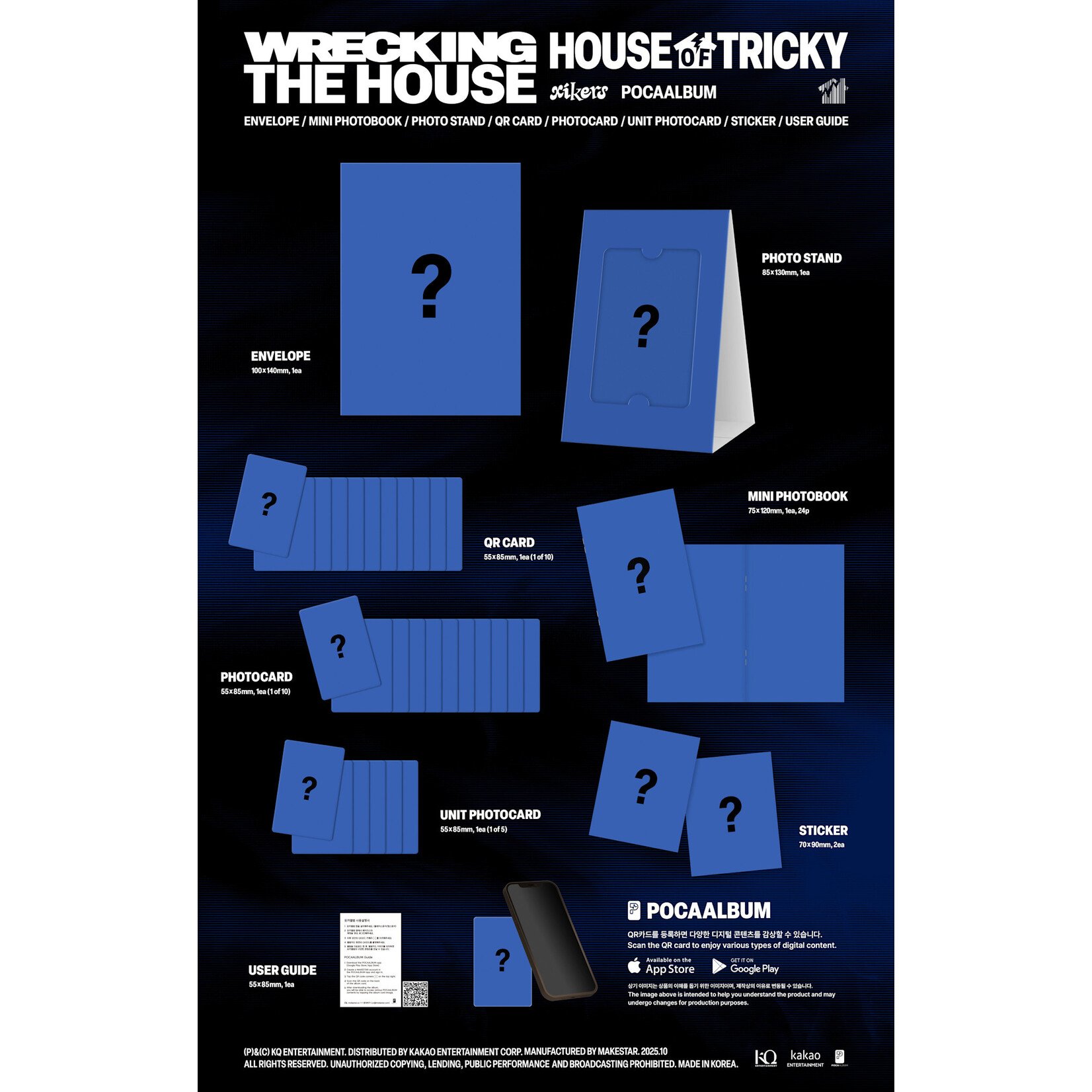 Xikers xikers - 6TH MINI ALBUM [HOUSE OF TRICKY : WRECKING THE HOUSE] (POCAALBUM)
