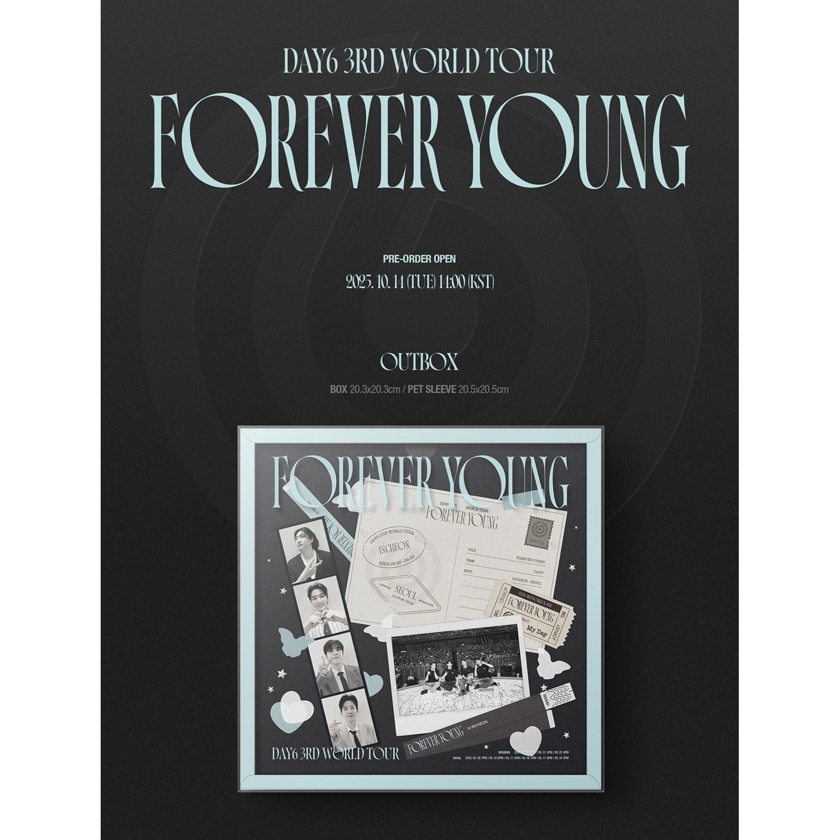 DAY6 DAY6 - 3RD WORLD TOUR [FOREVER YOUNG] Blu-ray + Photocard SET
